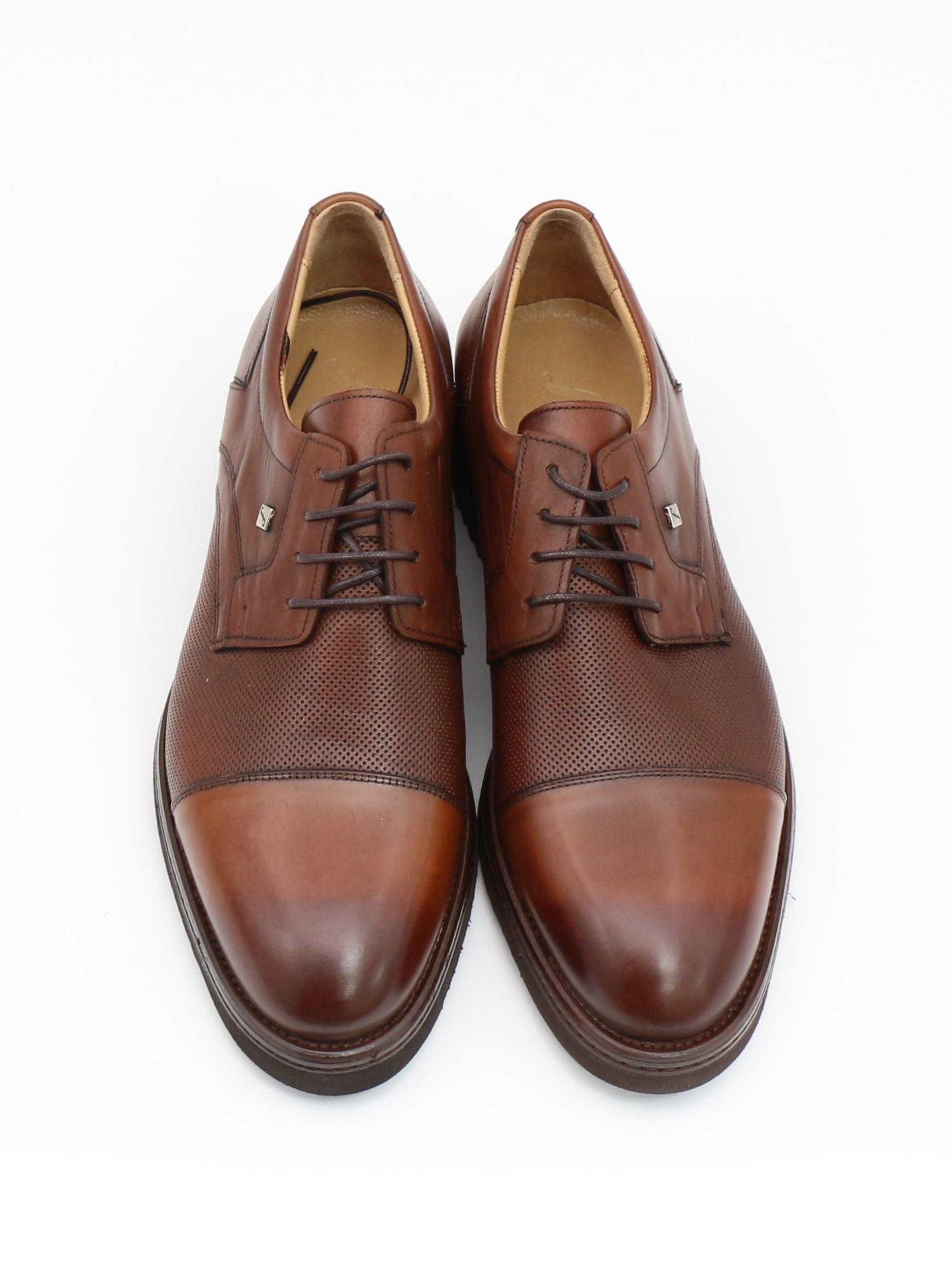 Fosco 2991 Taba Hakiki Deri Eva Taban Erkek Ayakkabı