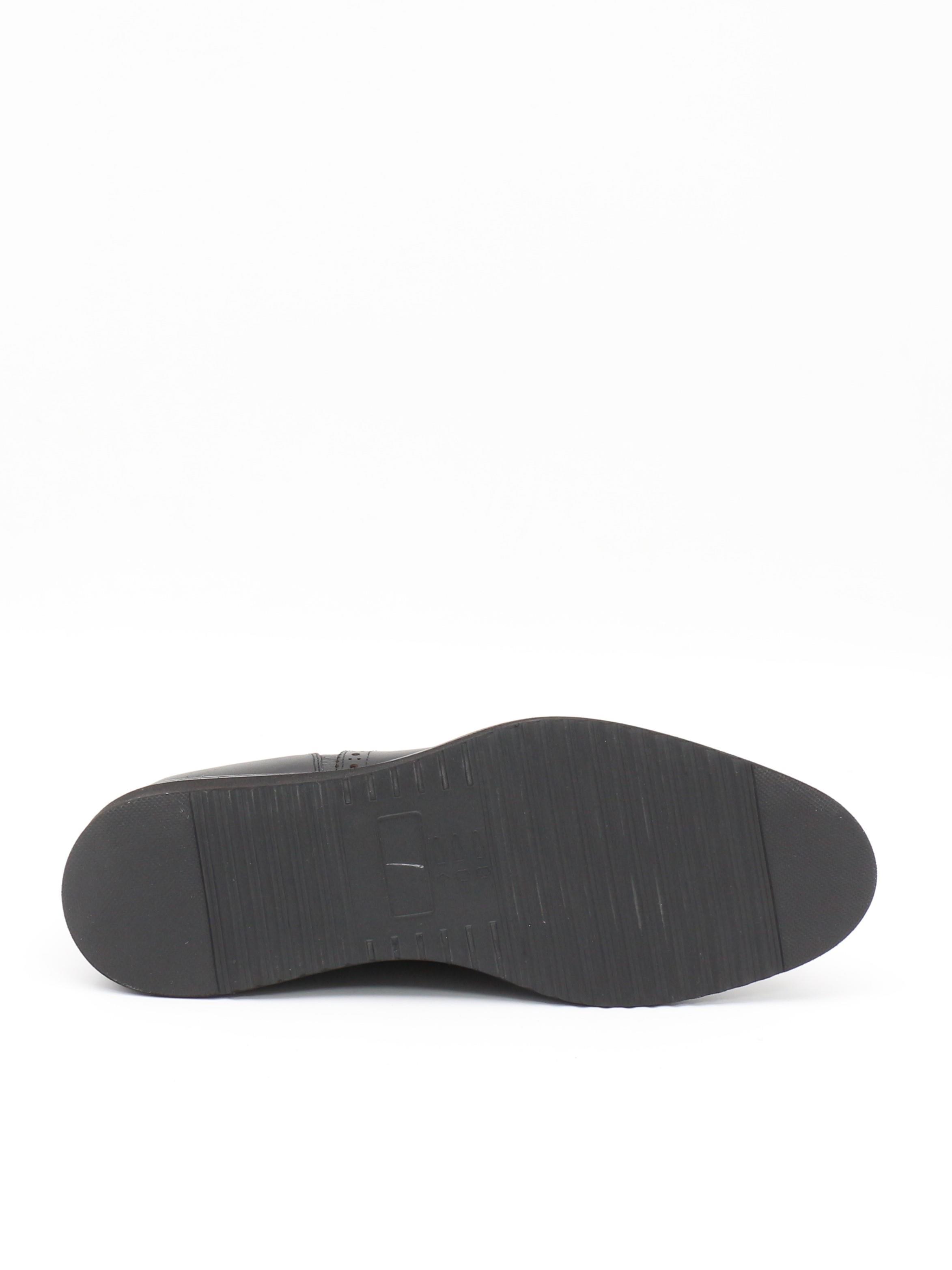 Fosco 2993 Siyah Hakiki Deri Eva Taban Erkek Ayakkabı