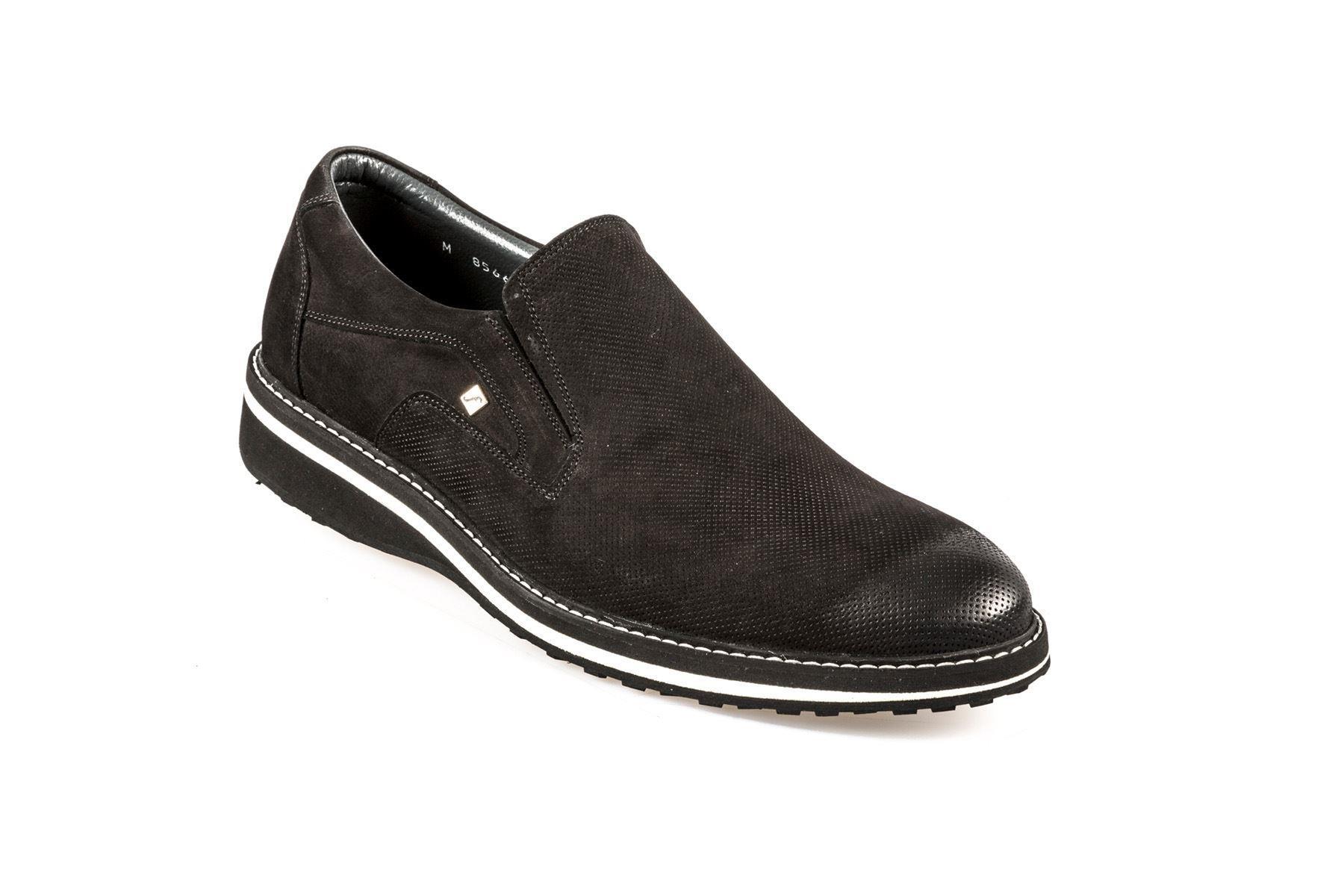 Fosco 8566 Siyah Nubuk Günlük Erkek Ayakkabı