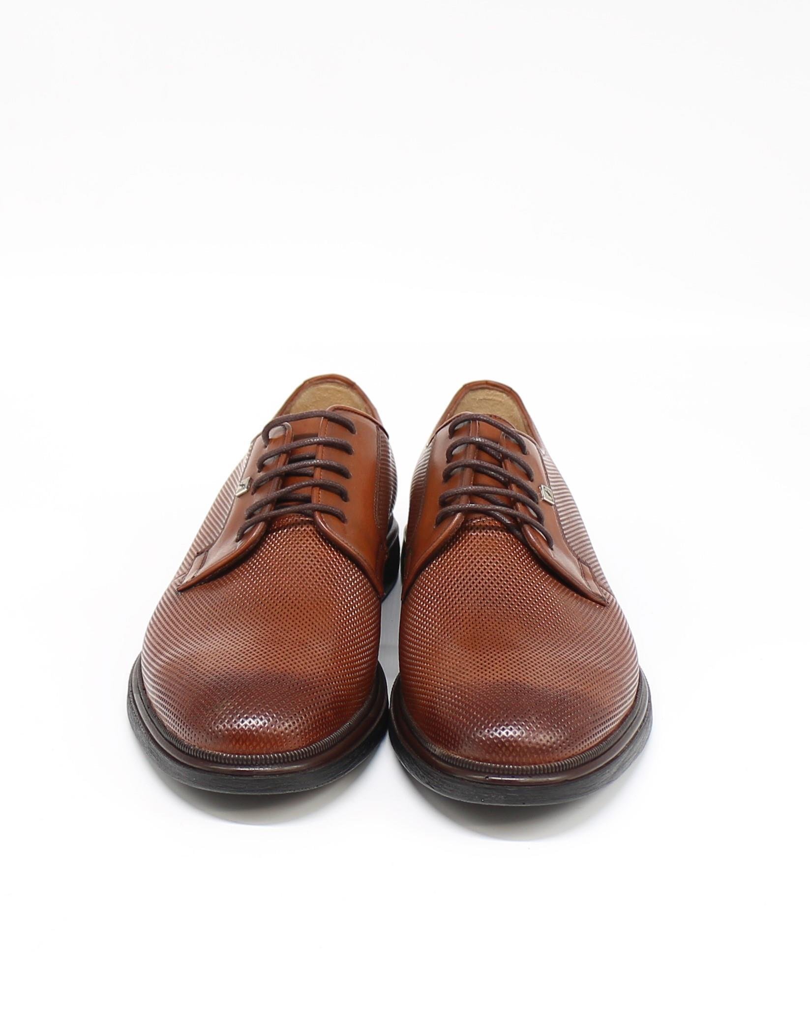 Fosco 9125 Taba Hakiki Deri Poli Taban Erkek Ayakkabı