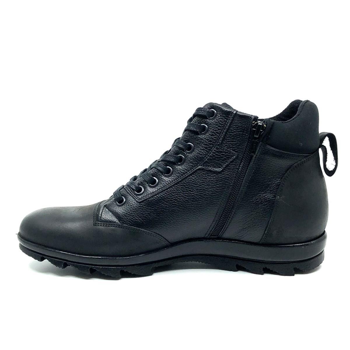 Fosco 9519 Hakiki Deri Sıcak Astar Erkek Bot