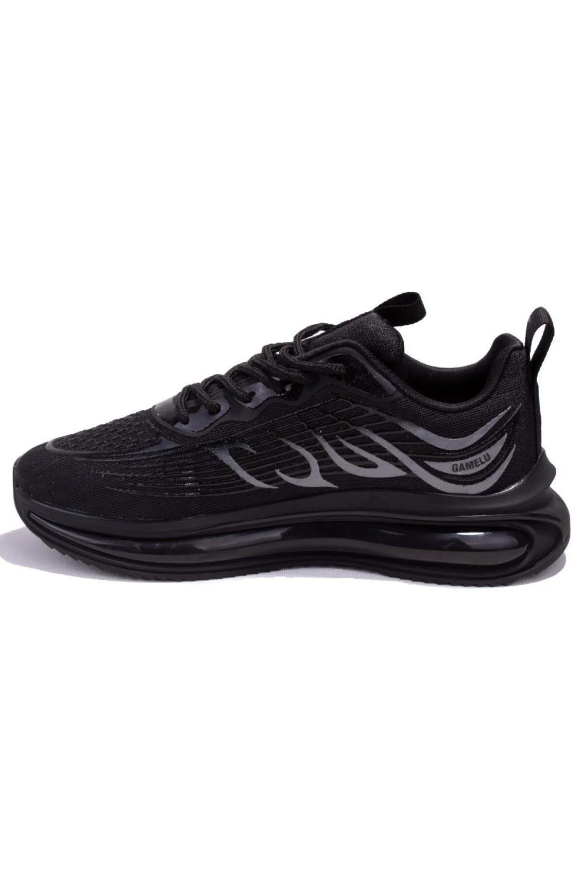 Gamelu Apple Siyah Fashion Air Taban Erkek Sneakers