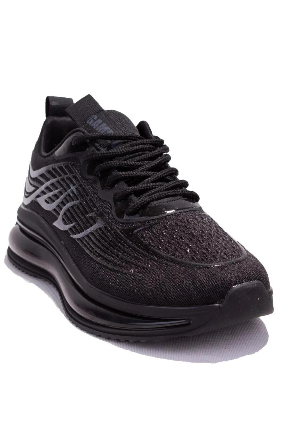 Gamelu Apple Siyah Fashion Air Taban Erkek Sneakers