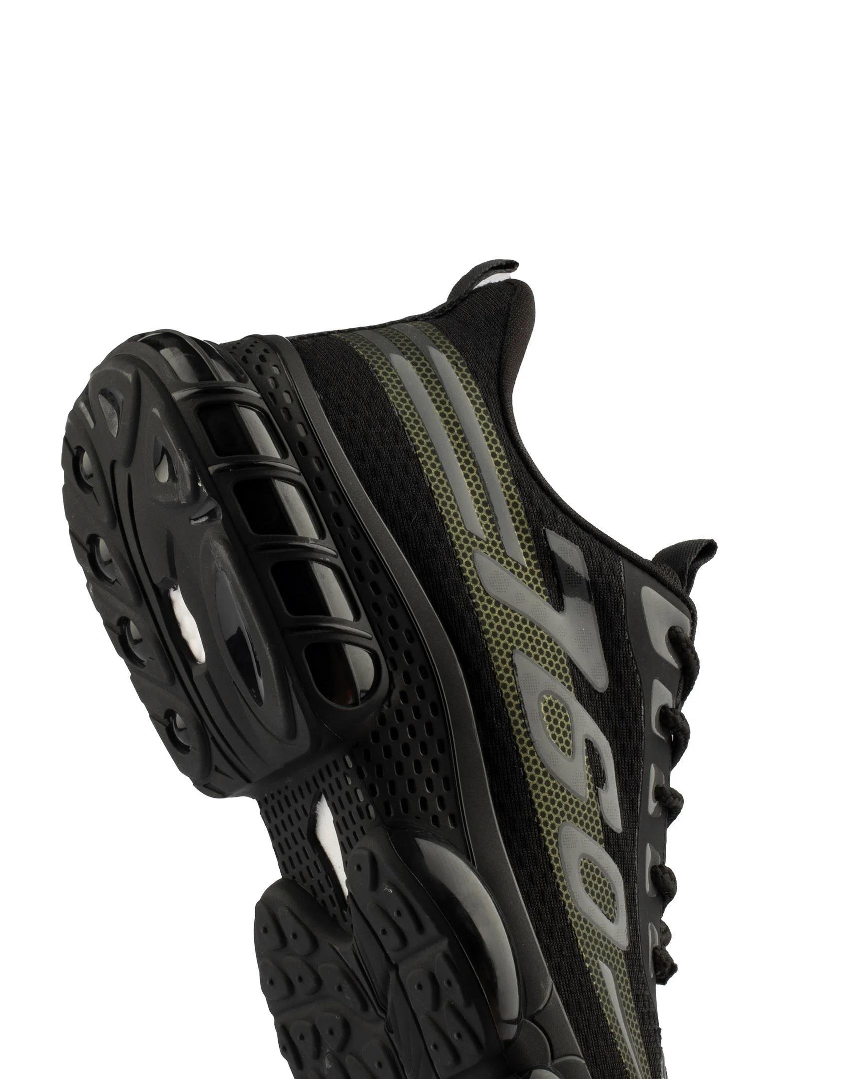Gamelu Reverse Siyah Sarı Fashion Taban Erkek Sneakers