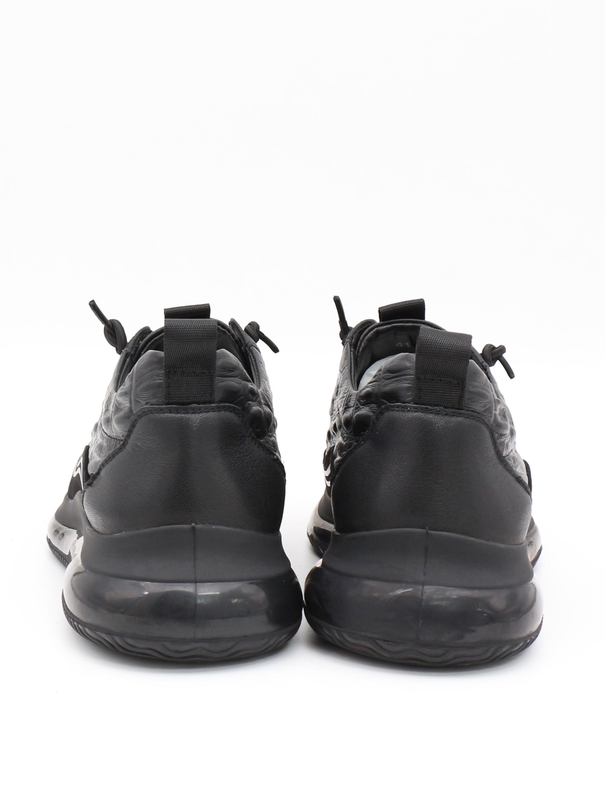 Guja 23K504 Siyah Hakiki Deri Air Taban Erkek Sneakers