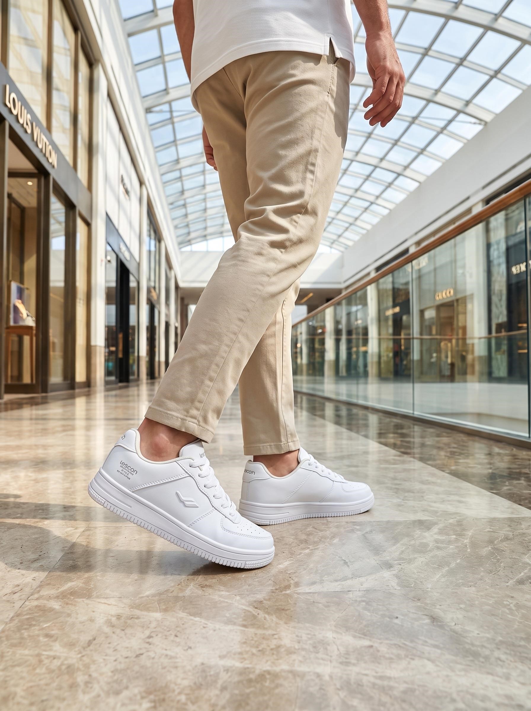 Lescon Zeplin 7 Beyaz Erkek Spor Sneakers