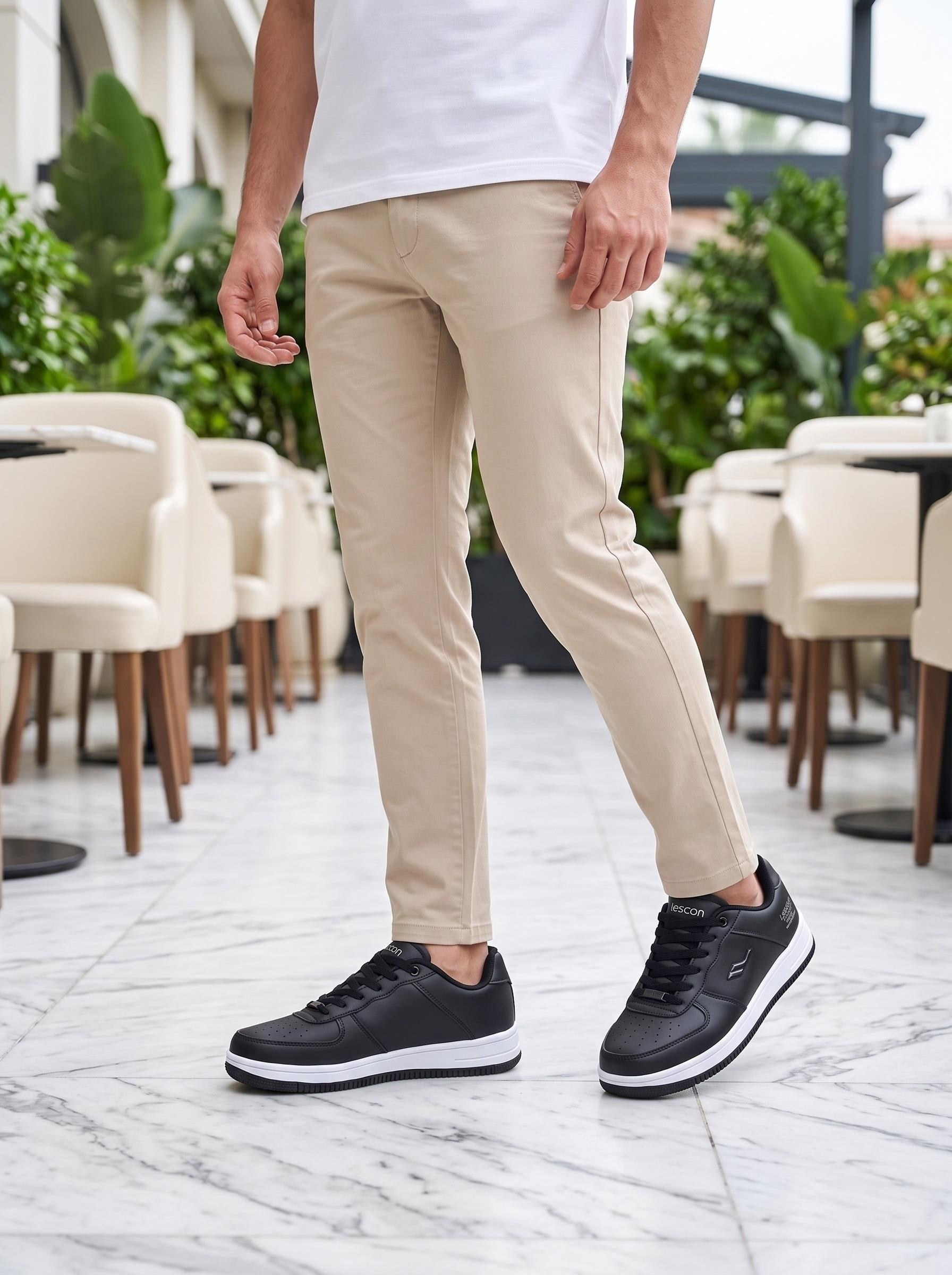 Lescon Zeplin 7 Siyah Erkek Spor Sneakers