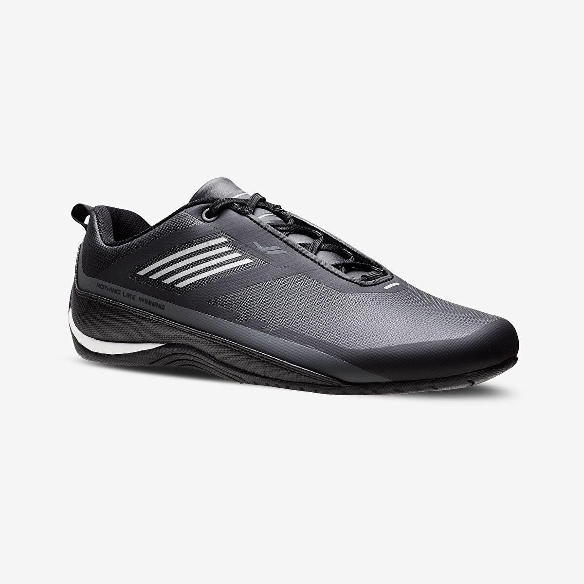 Lescon Zion 2 Siyah Micro Fiber Erkek Spor Sneakers