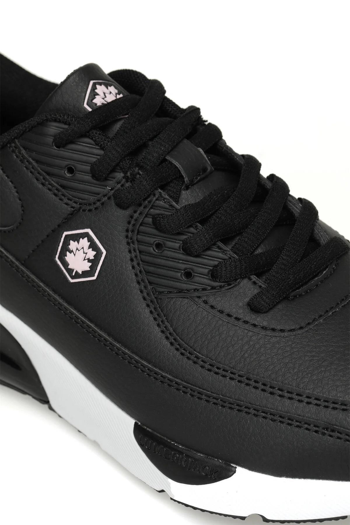 Lumberjack Kingly Wmn Pu 3Pr Siyah Spor Ayakkabısı