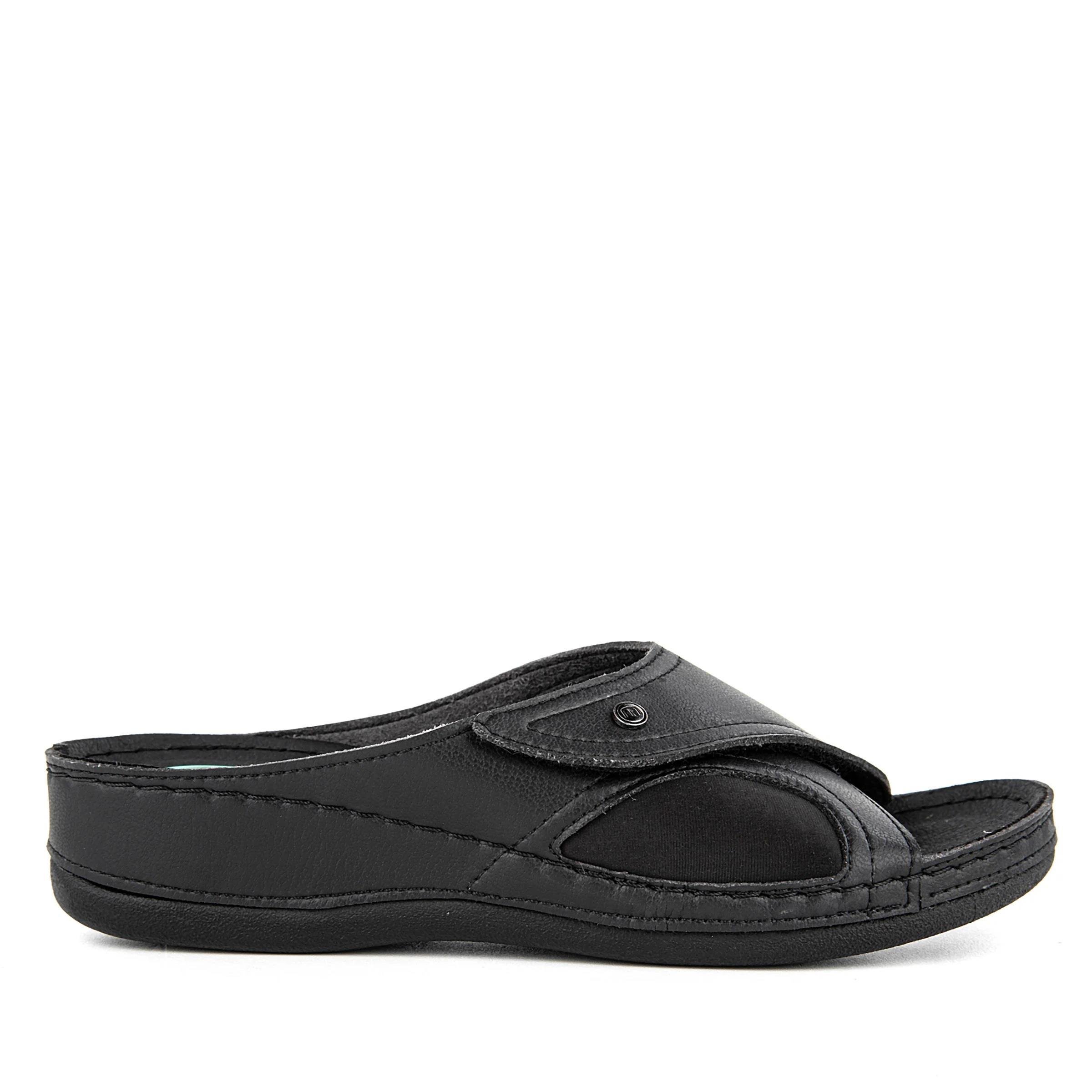 Muya Hazar 32204 Siyah Topuk Dikeni Kemik Çıkıntısı Destekli Kadın Terlik