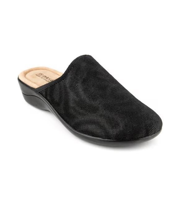 Muya İyara 36906 Siyah Önü Kapalı Anatomik Kadın Terlik