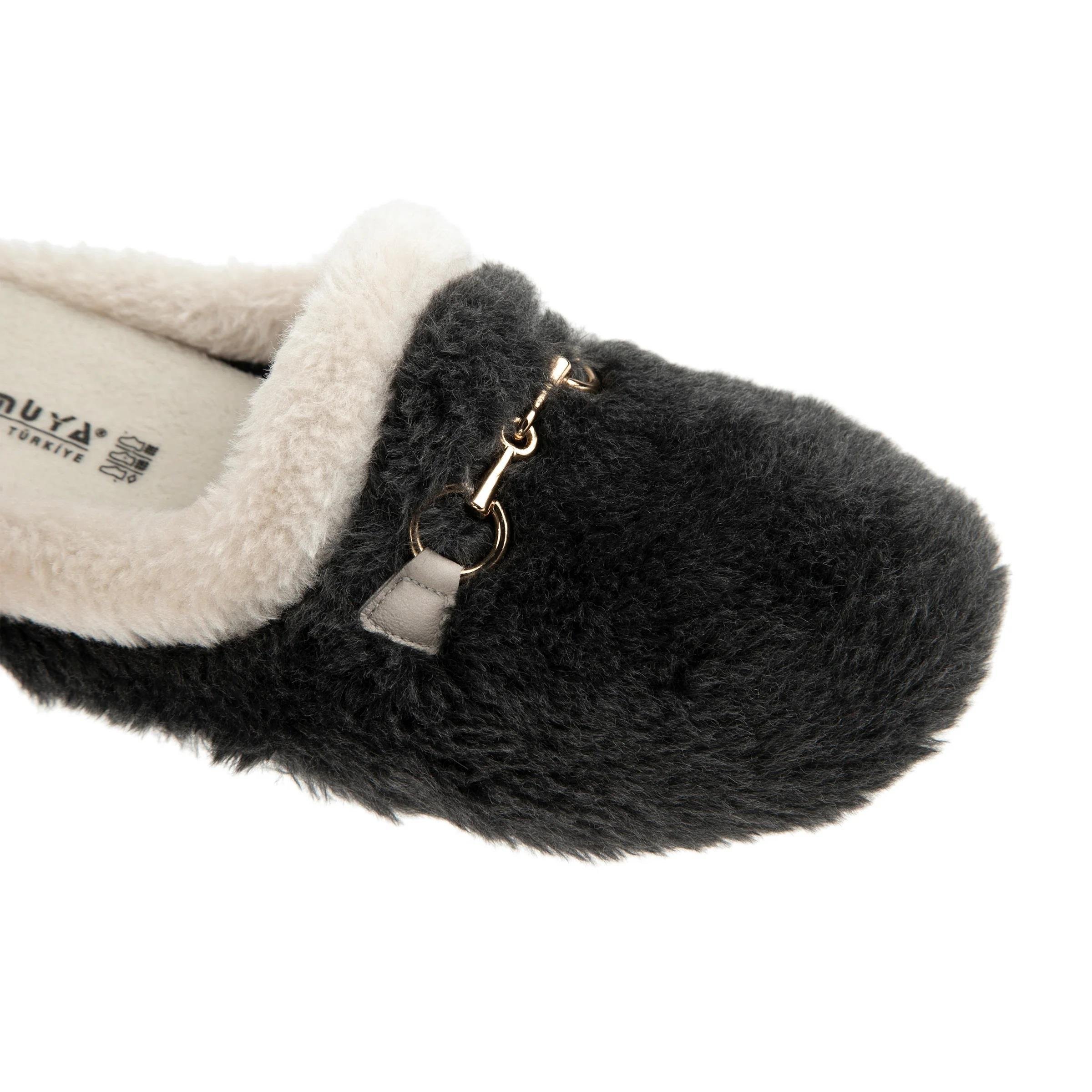 Muya Kraska 36901 Füme Önü Kapalı Anatomik Kadın Terlik