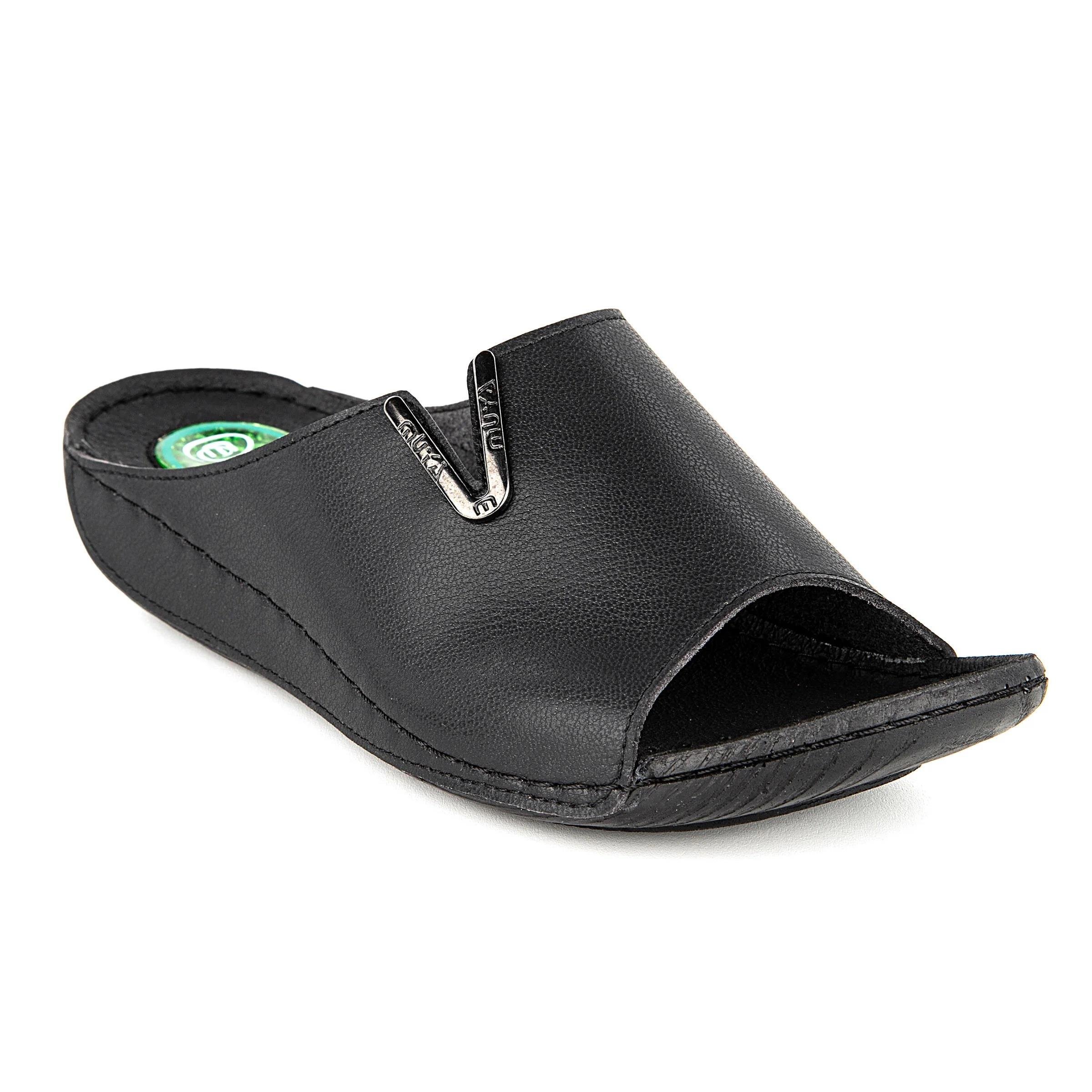 Muya Mena 32219 Siyah Topuk Dikeni Destekli Kadın Terlik