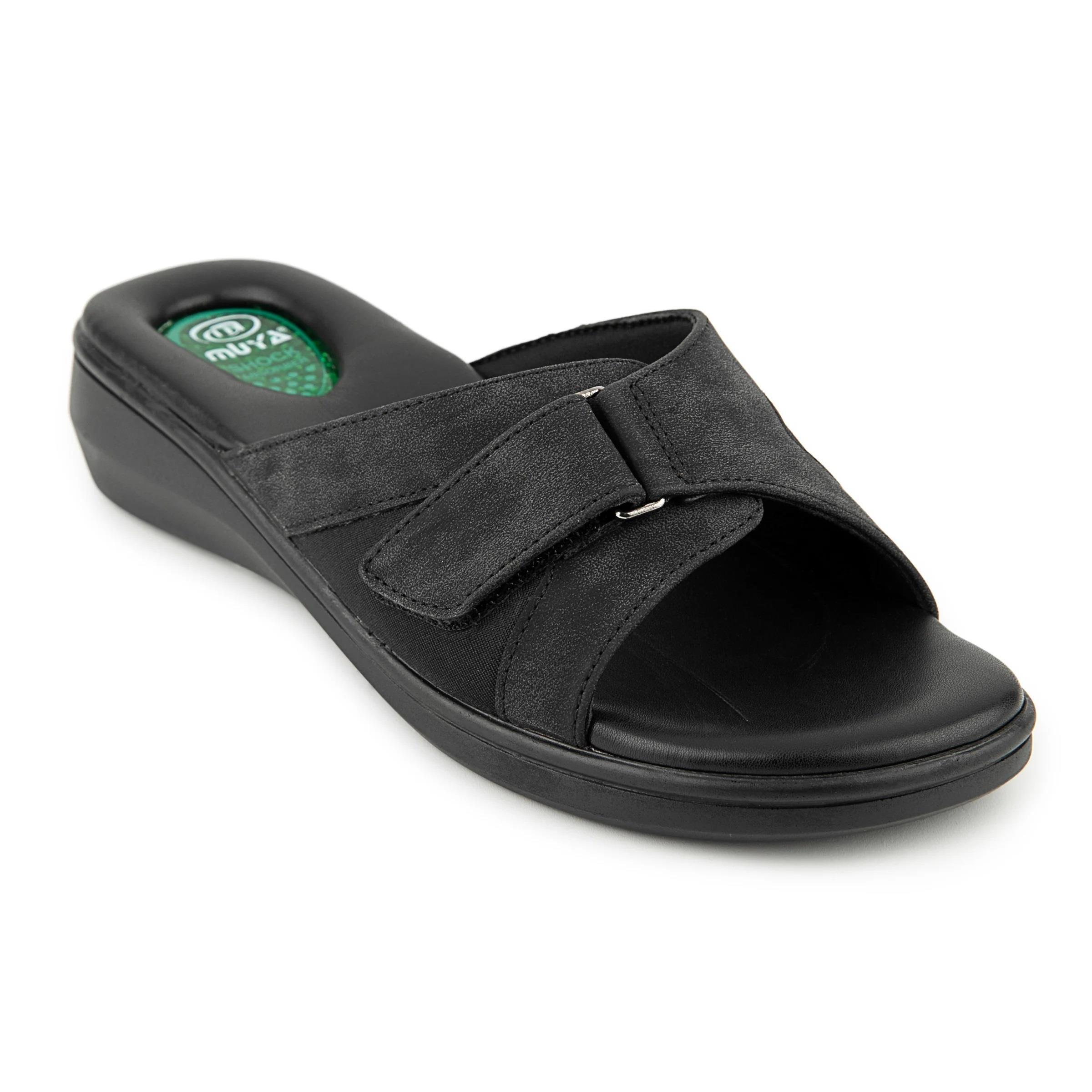 Muya Valdes 32201 Siyah Topuk Dikeni Destekli Kadın Terlik