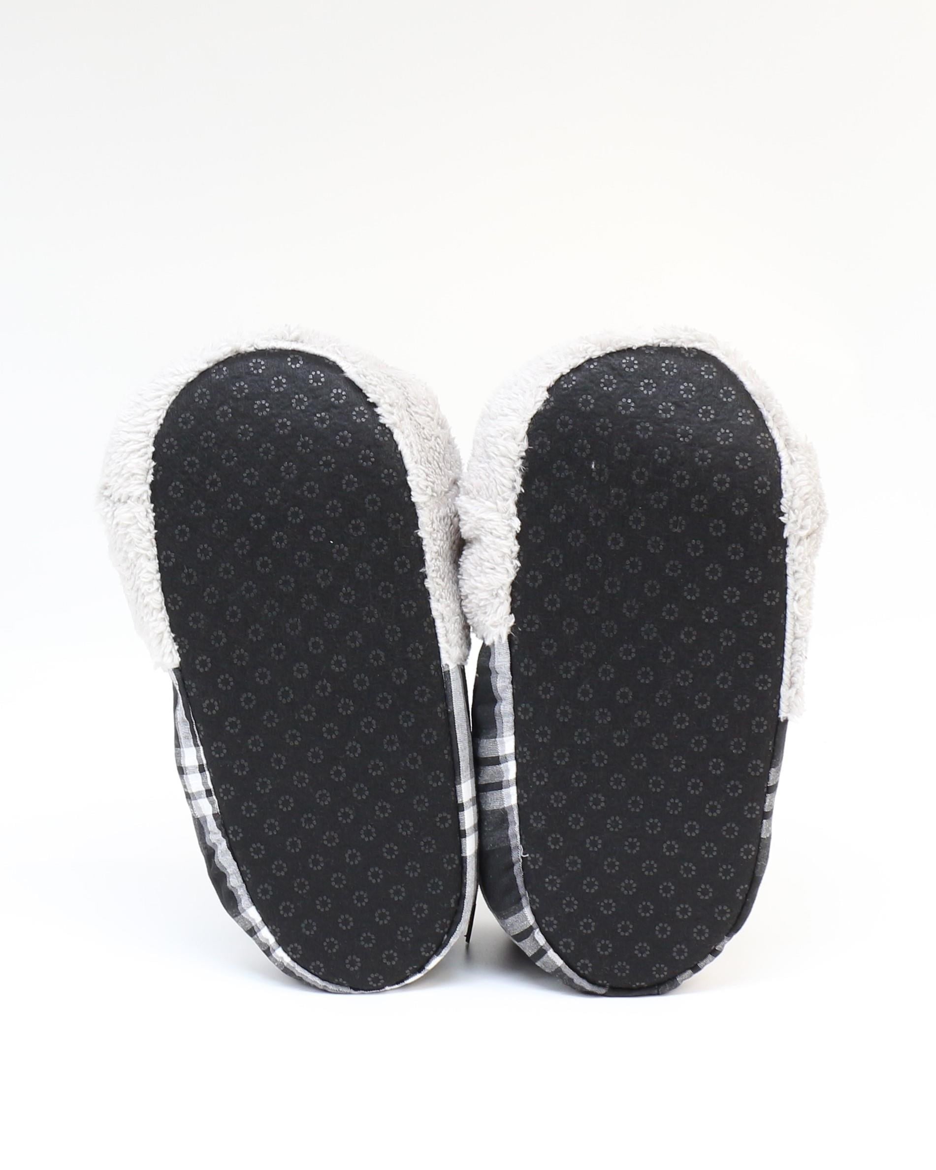 Nesil Shoes 40-45 A.Gri Siyah Kızgın Köpek Panduf
