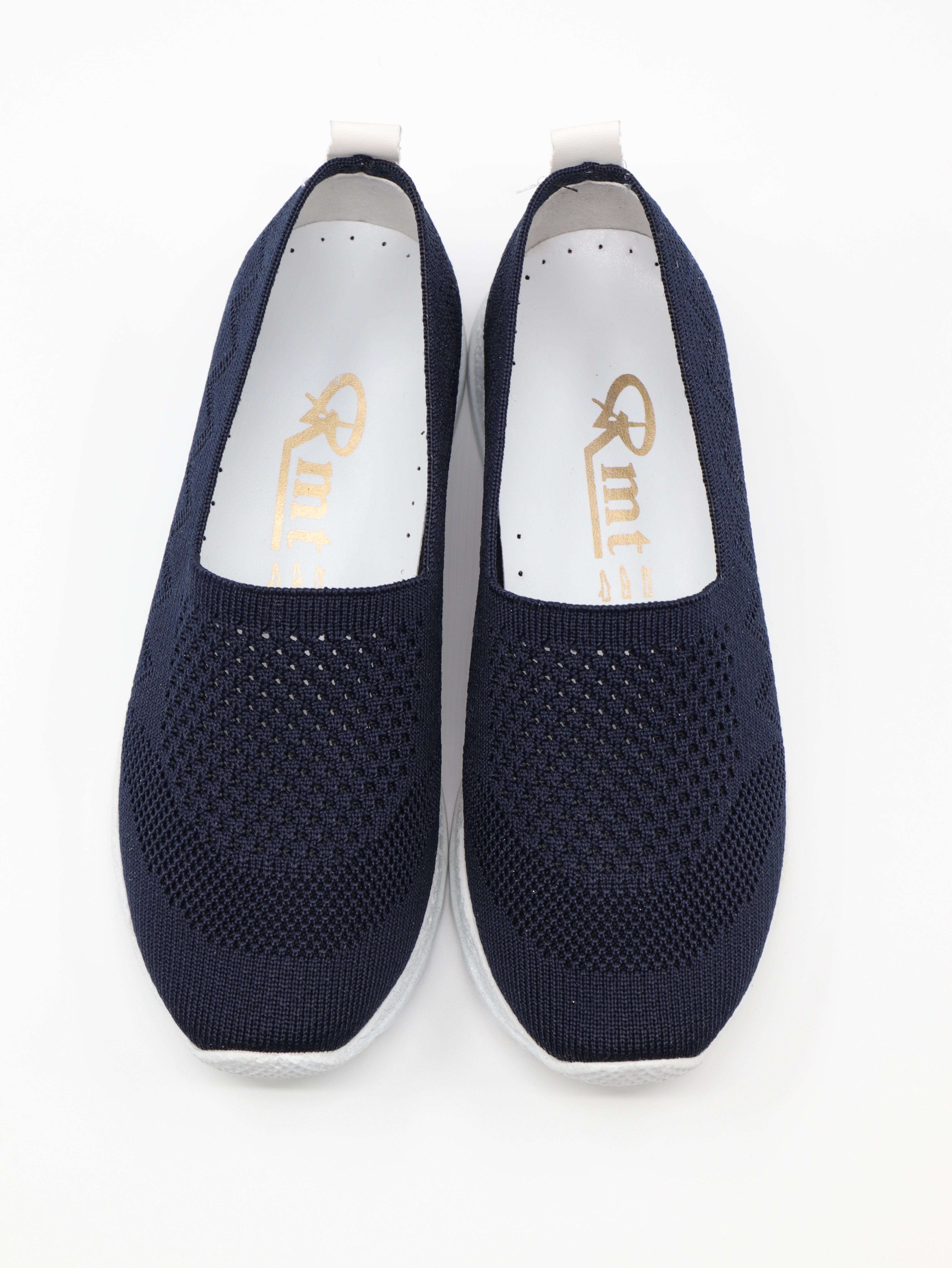 Nesil shoes Aky 055 Lacivert Triko Yazlık Kadın Ayakkabı