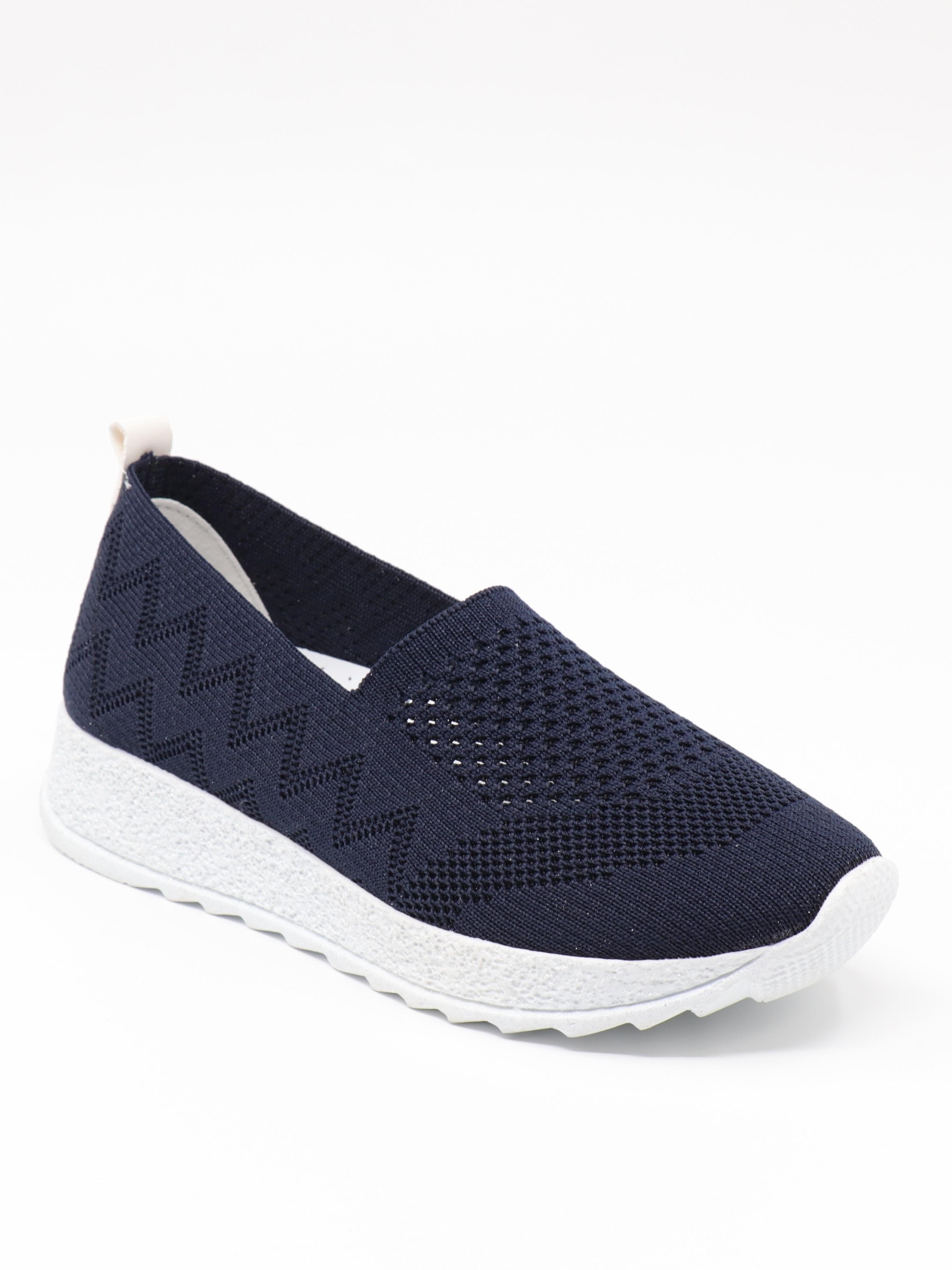Nesil shoes Aky 055 Lacivert Triko Yazlık Kadın Ayakkabı