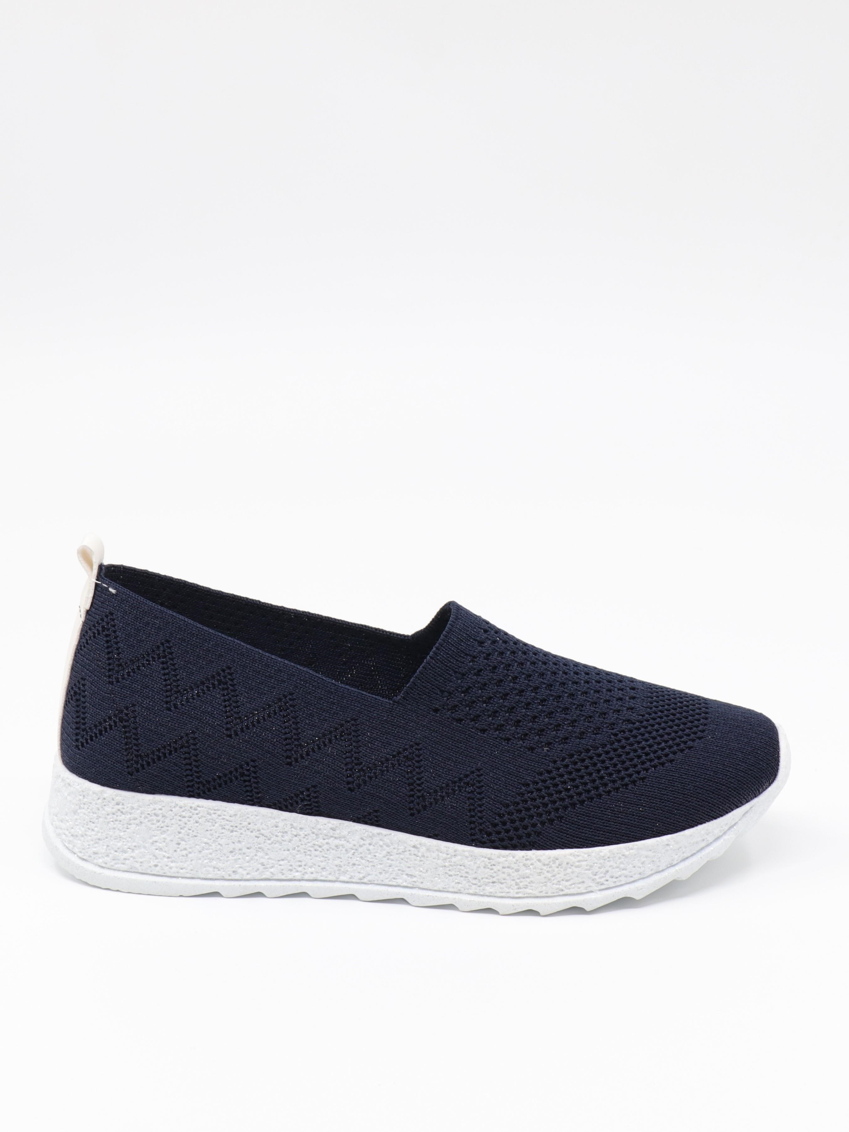 Nesil shoes Aky 055 Lacivert Triko Yazlık Kadın Ayakkabı