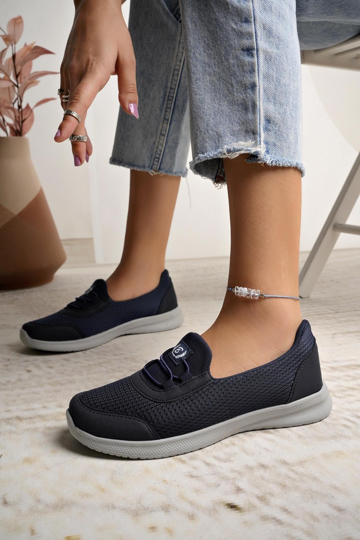 Nesil Shoes Bsea 575 Laci Memory Foam Kadın Yürüyüş Ayakkabısı