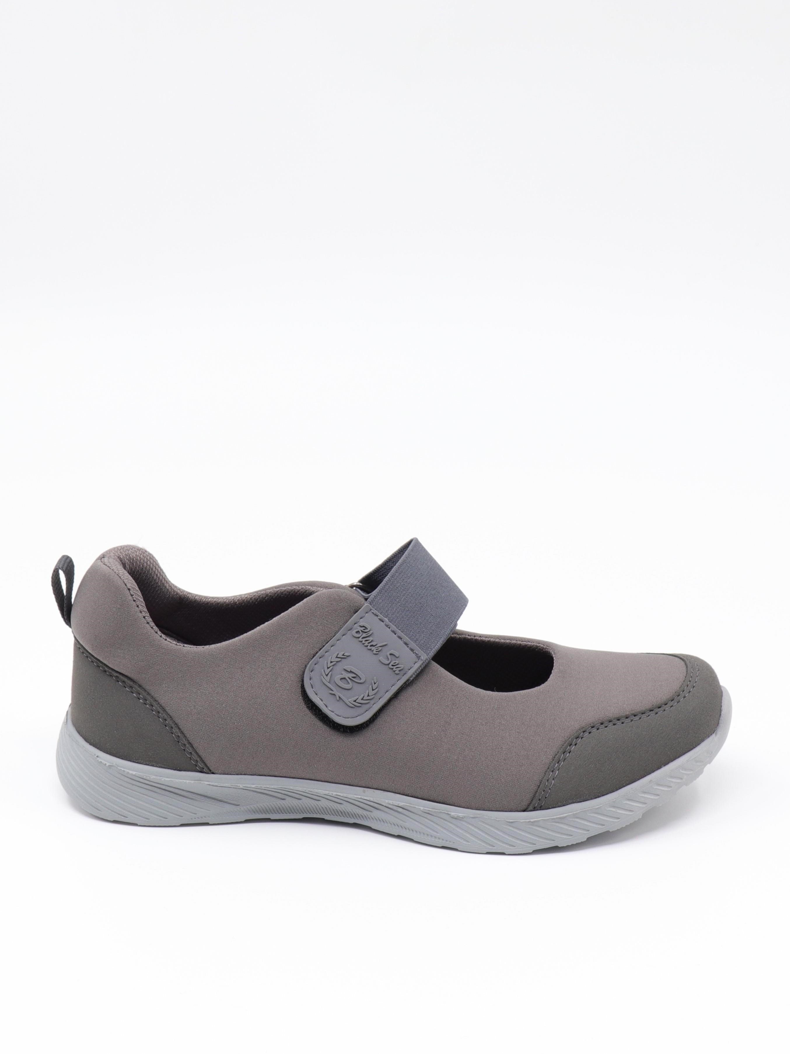 Nesil Shoes Bsea 632 Füme Memory Foam Lastikli Kadın Ayakkabısı