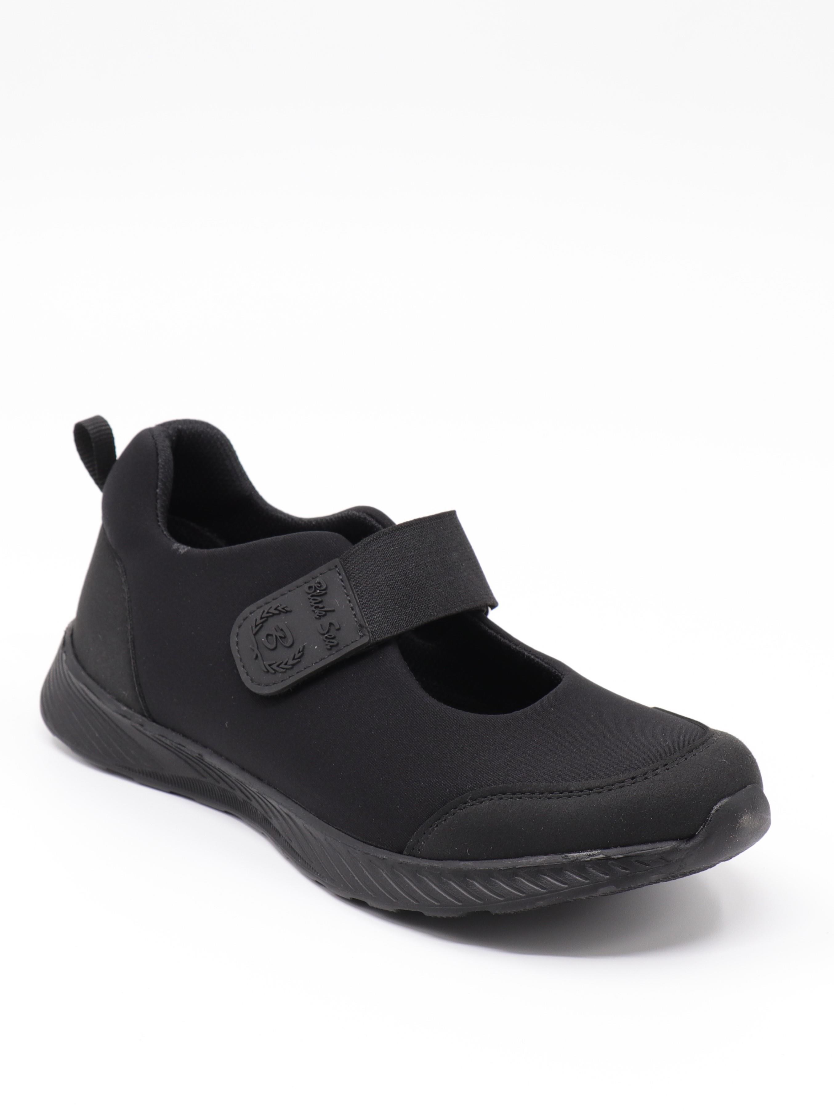 Nesil Shoes Bsea 632 Siyah Memory Foam Lastikli Kadın Ayakkabısı