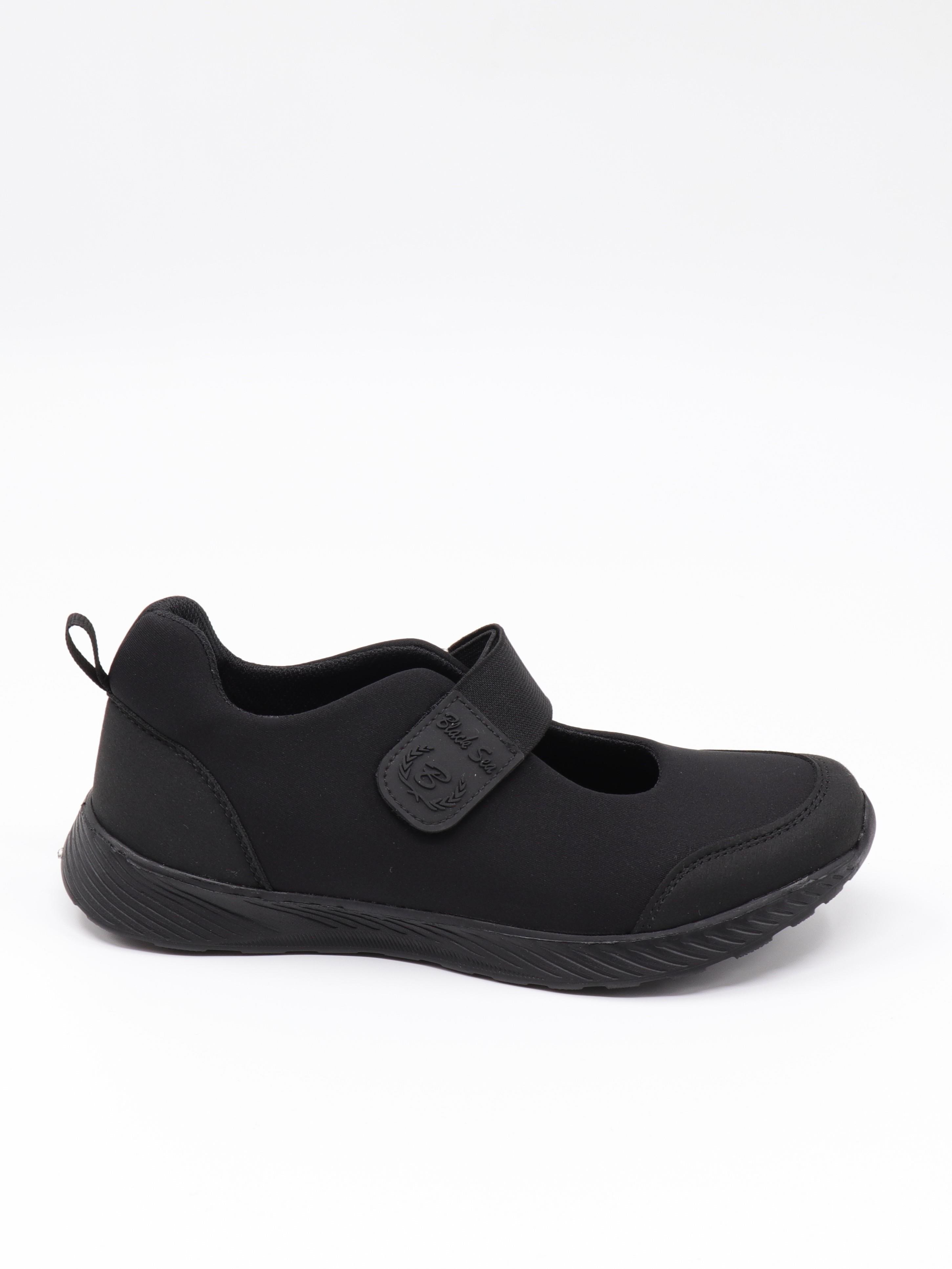 Nesil Shoes Bsea 632 Siyah Memory Foam Lastikli Kadın Ayakkabısı