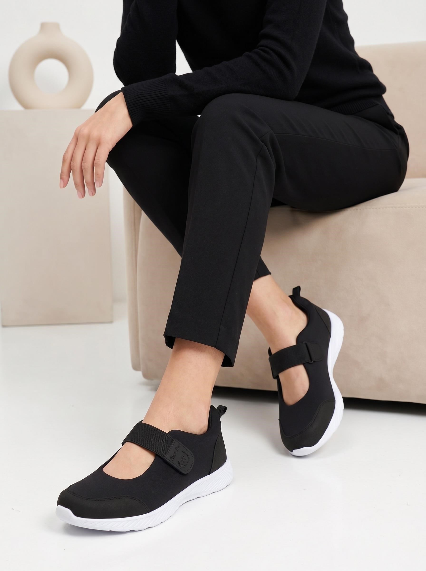 Nesil Shoes Bsea 632 Syh Byz Memory Foam Lastikli Kadın Ayakkabı