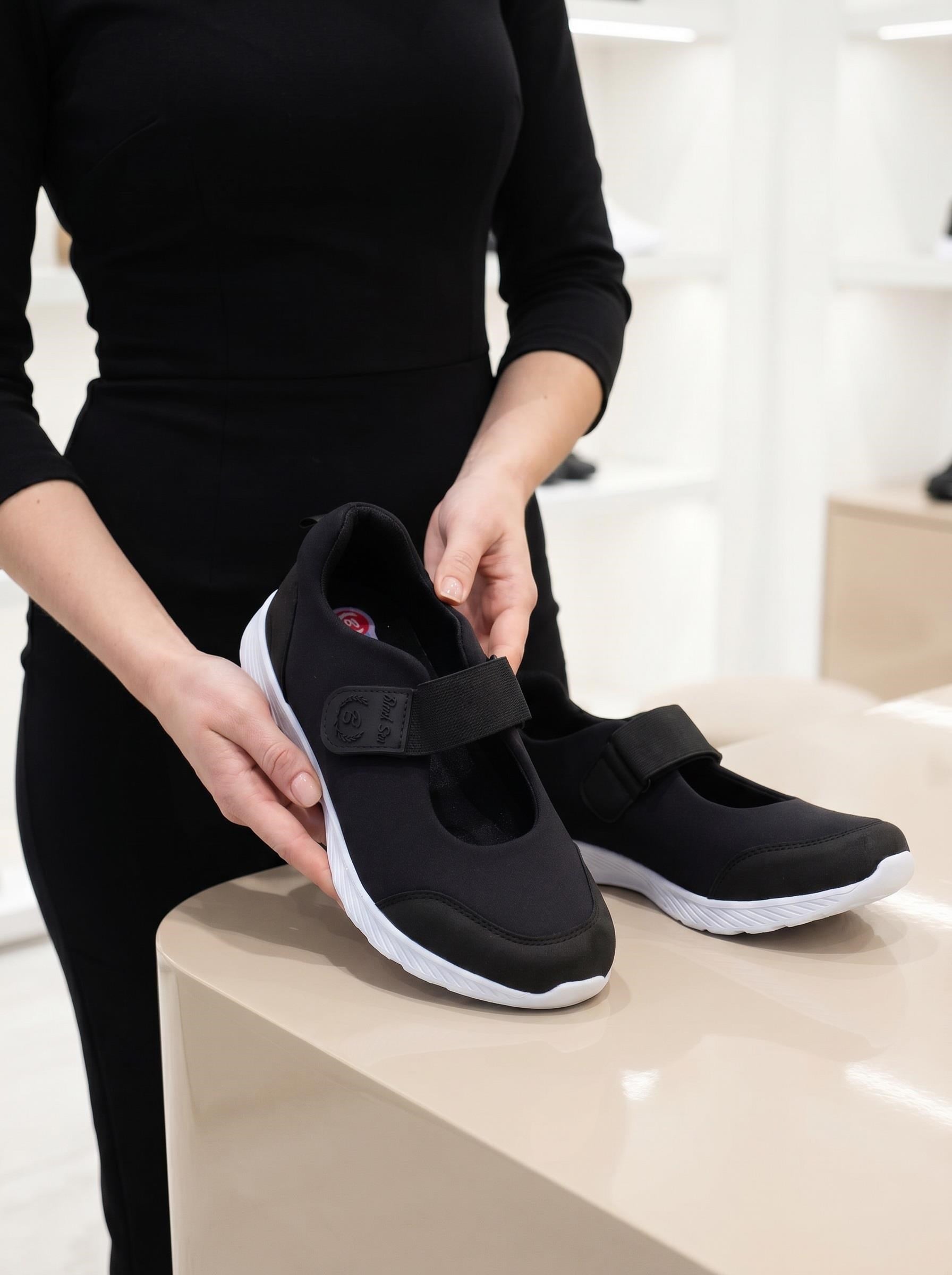 Nesil Shoes Bsea 632 Syh Byz Memory Foam Lastikli Kadın Ayakkabı