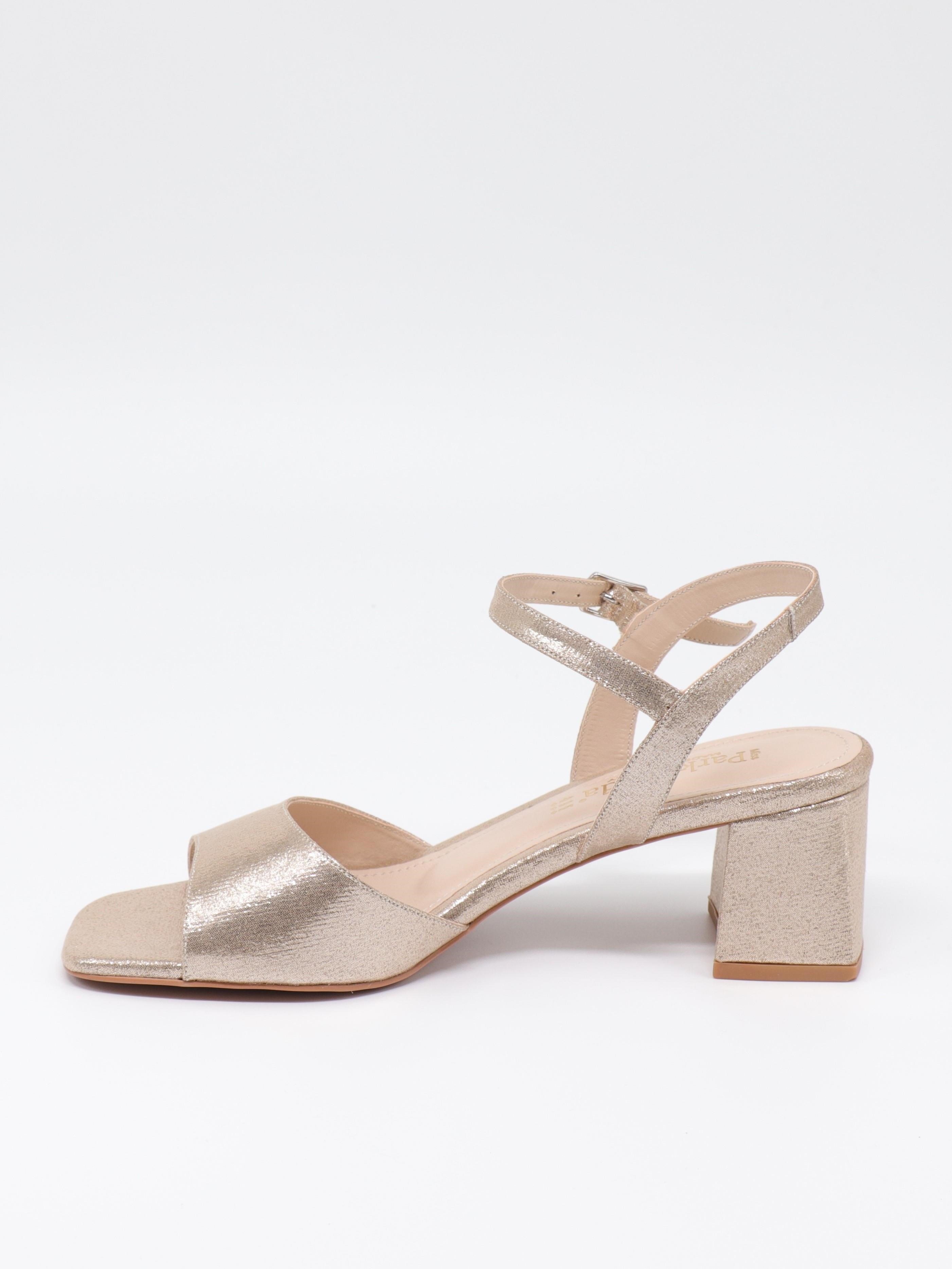 Nesil Shoes Carel 51 Altın Tek Bant Kadın Sandalet