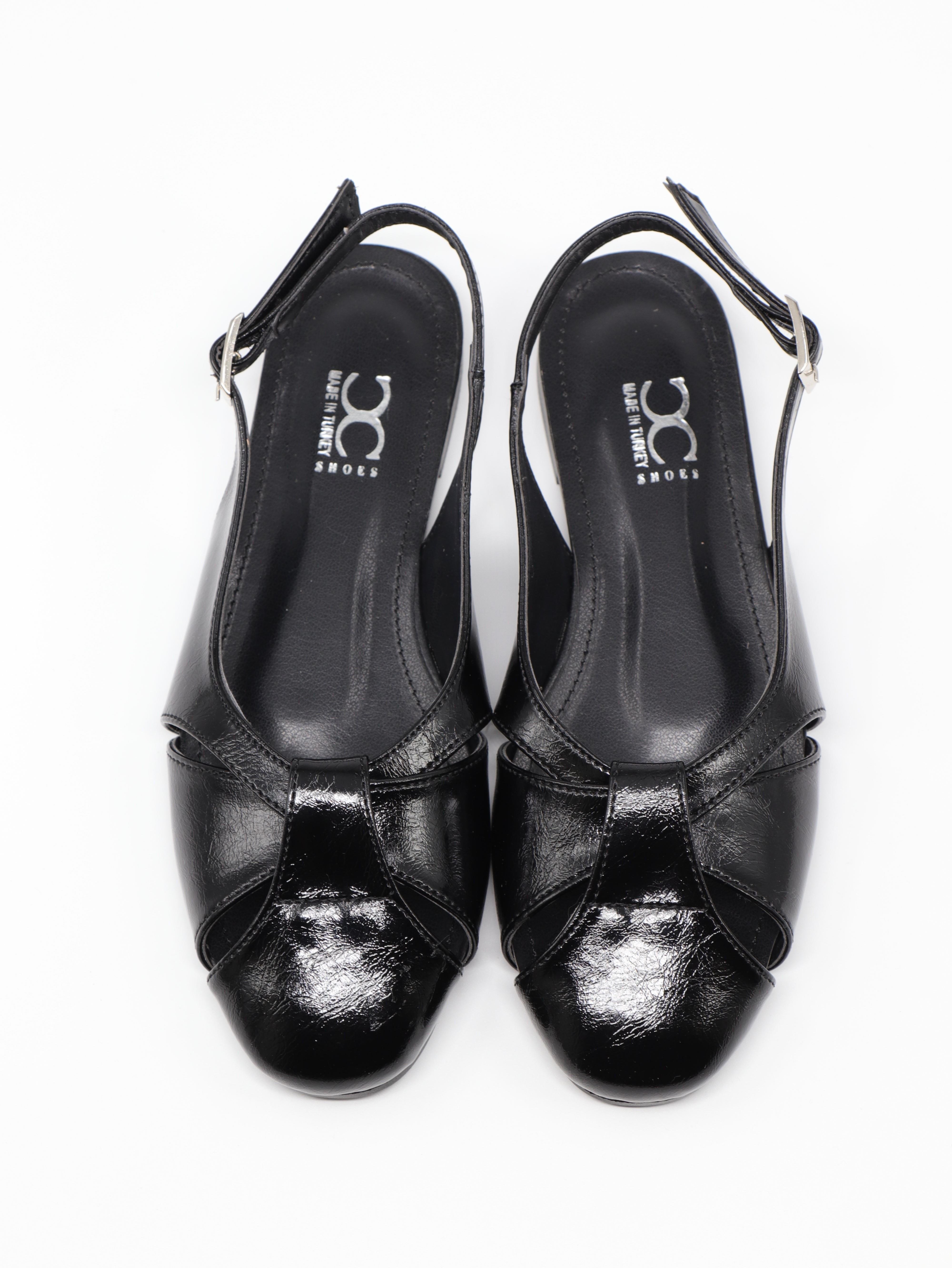 Nesil Shoes Ceylan 873 Syh Krşk Rugan A. Açık Kadın Babet
