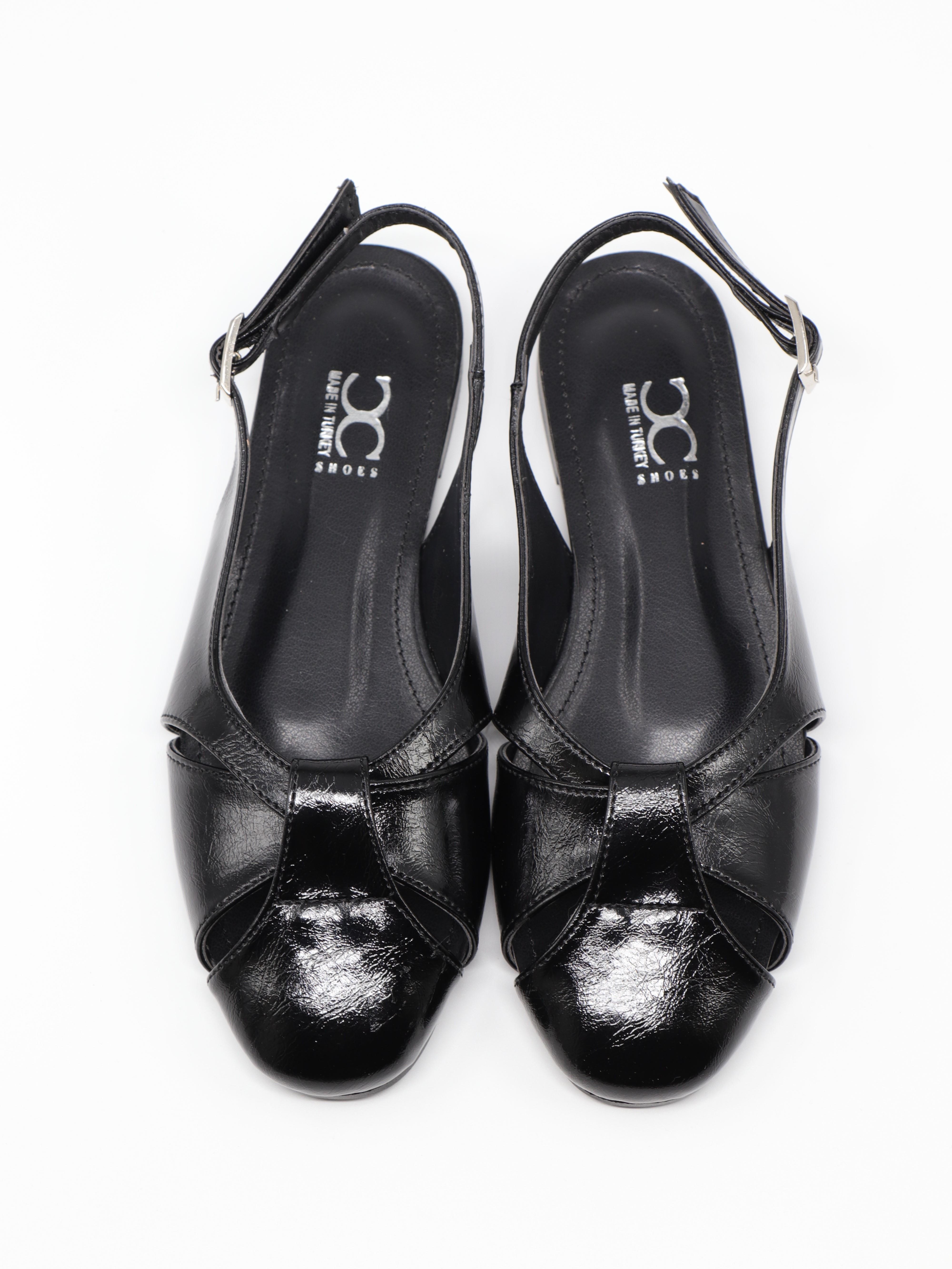 Nesil Shoes Ceylan 873 Syh Krşk Rugan A. Açık Kadın Babet