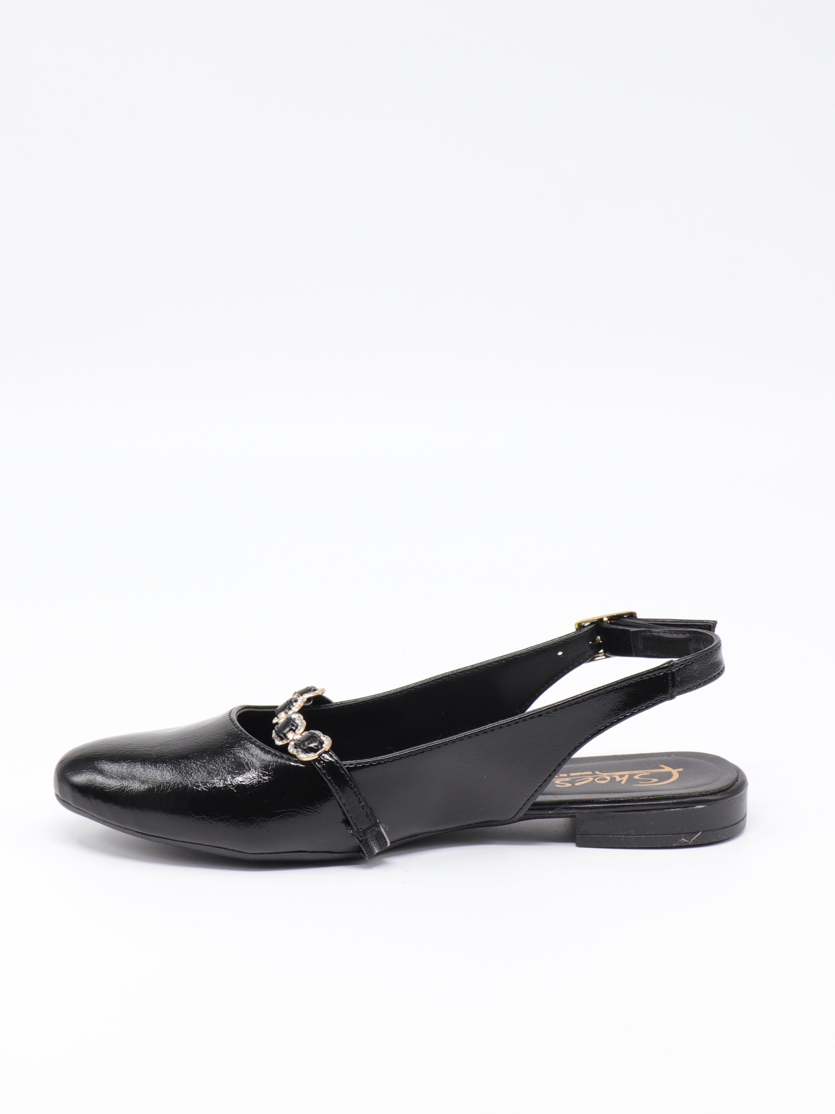 Nesil Shoes Ceylan 904 Siyah A. Açık Kadın Babet