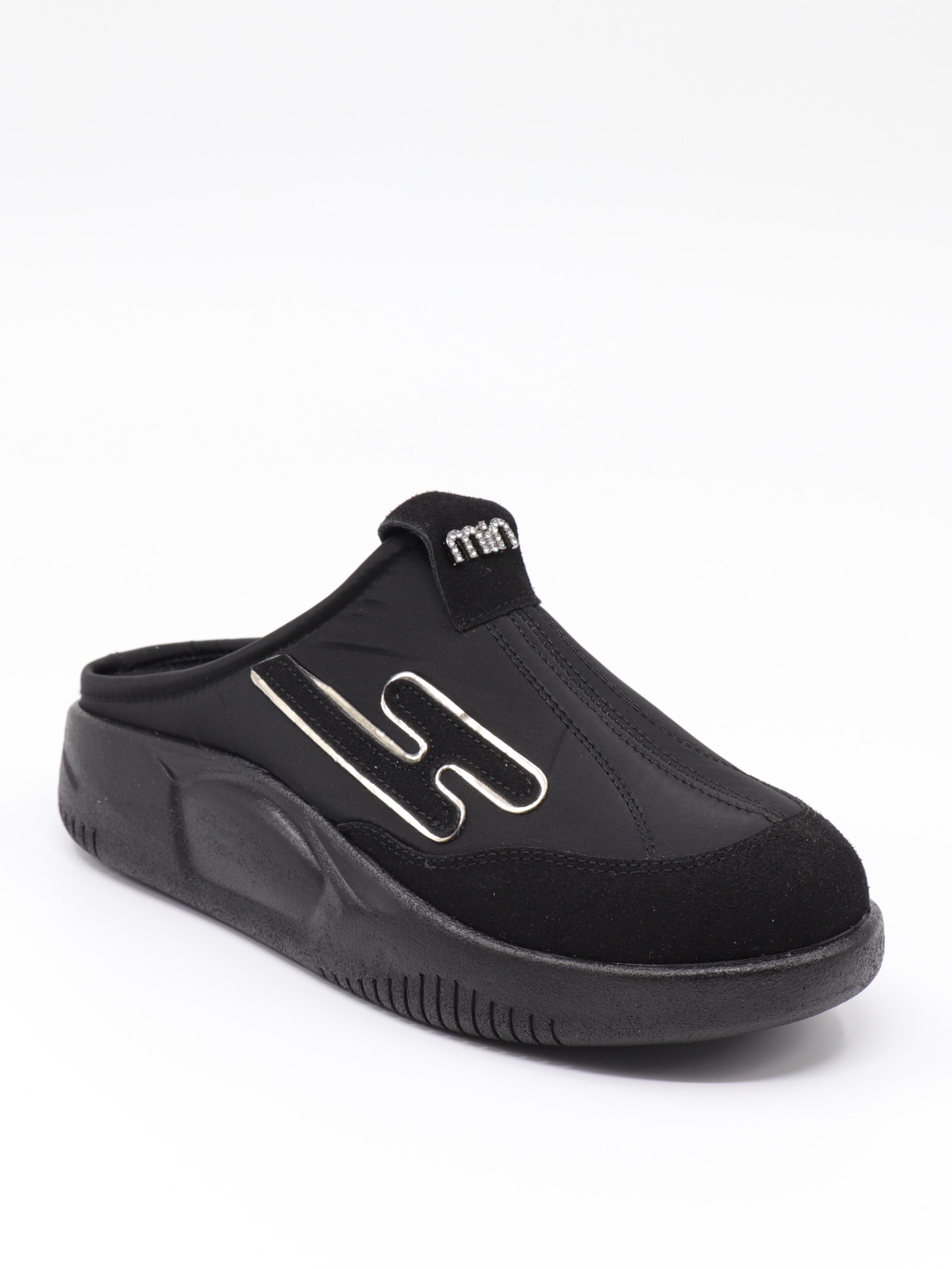 Nesil Shoes Conf 222 Siyah Anatomik Kadın Sabo Terlik