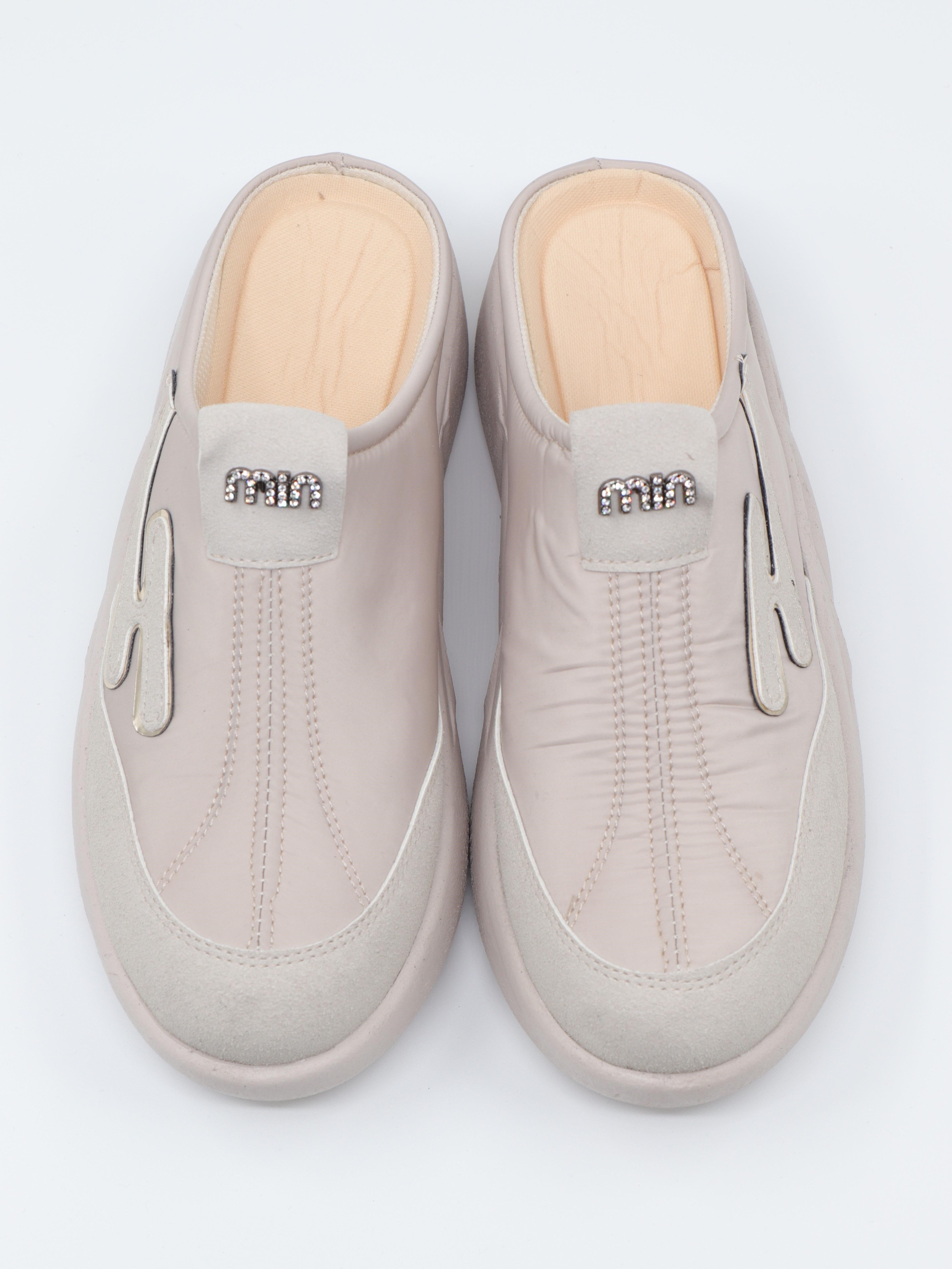 Nesil Shoes Conf 222 Vizon Anatomik Kadın Sabo Terlik