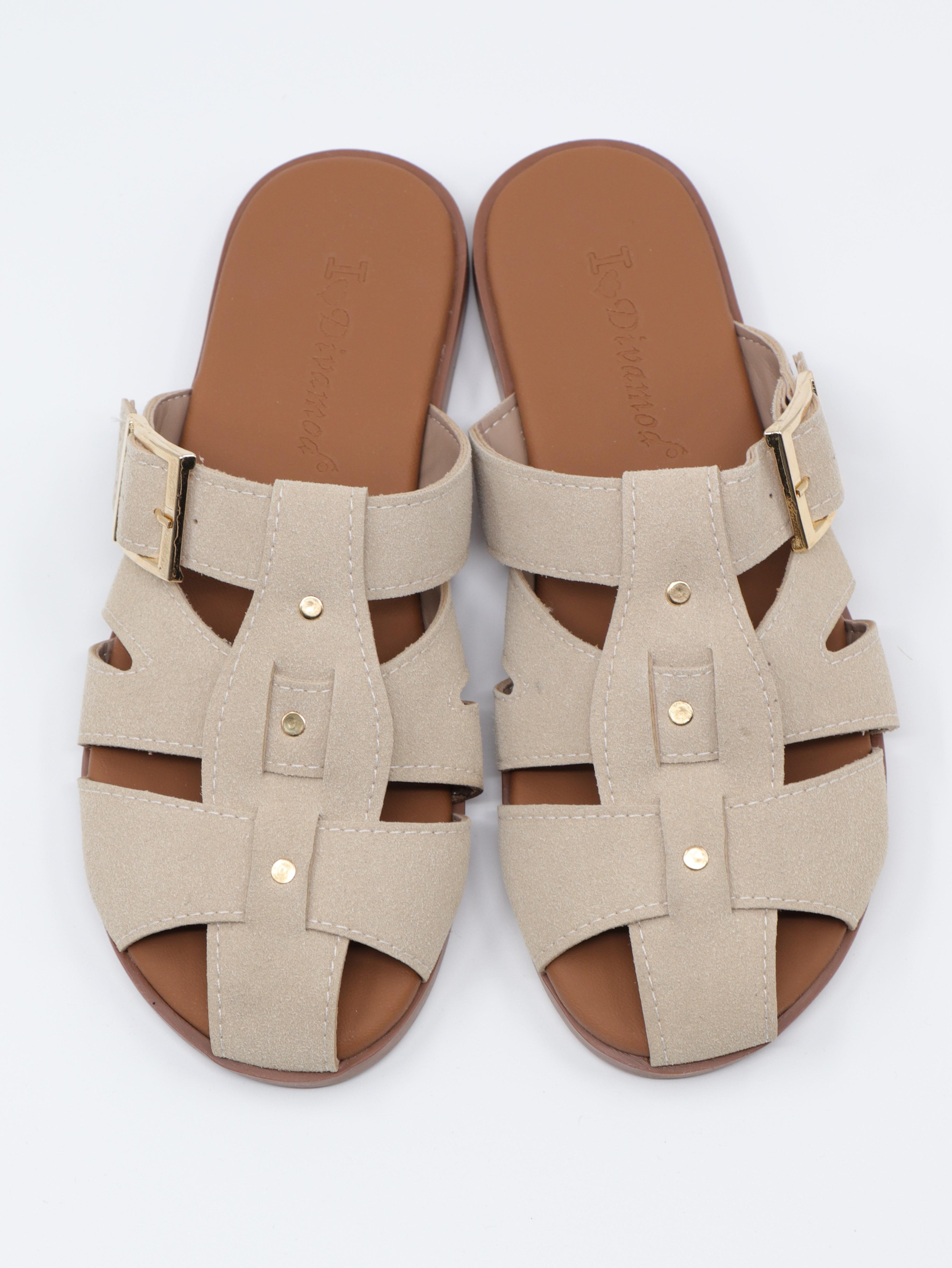 Nesil Shoes Dvm 0112 Bej Tokalı Günlük Kadın Terlik