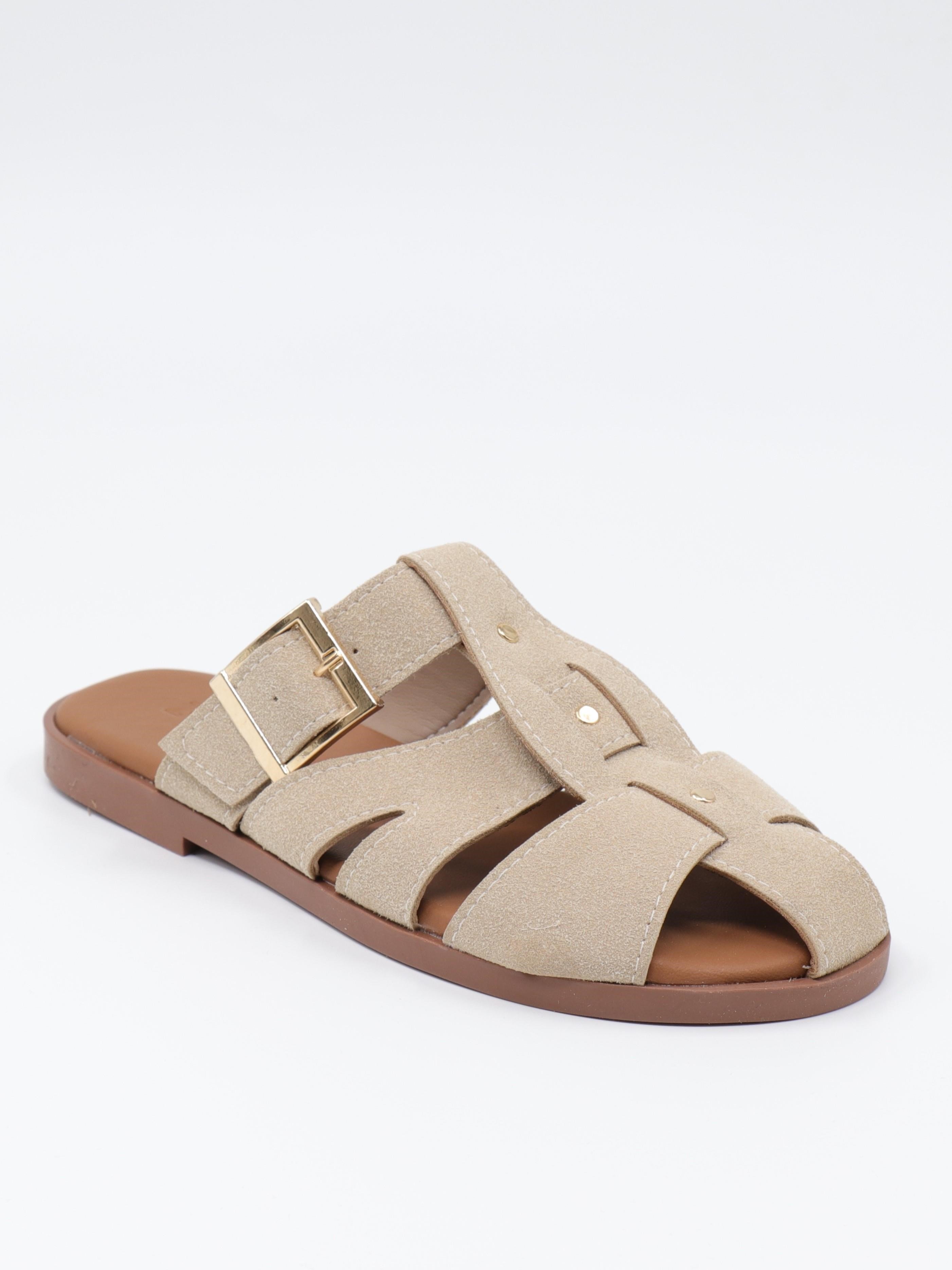 Nesil Shoes Dvm 0112 Bej Tokalı Günlük Kadın Terlik