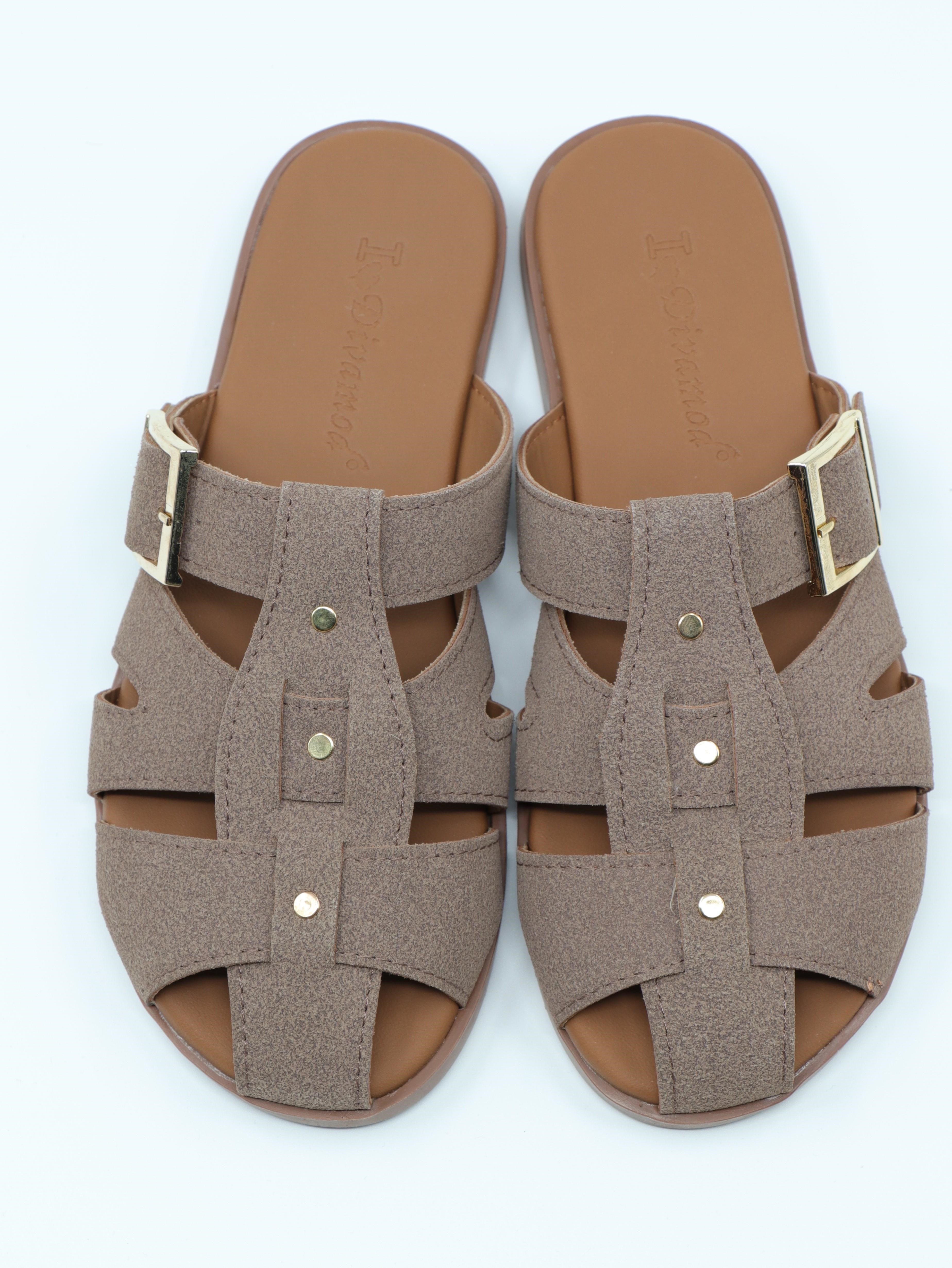 Nesil Shoes Dvm 0112 Vizon Tokalı Günlük Kadın Terlik