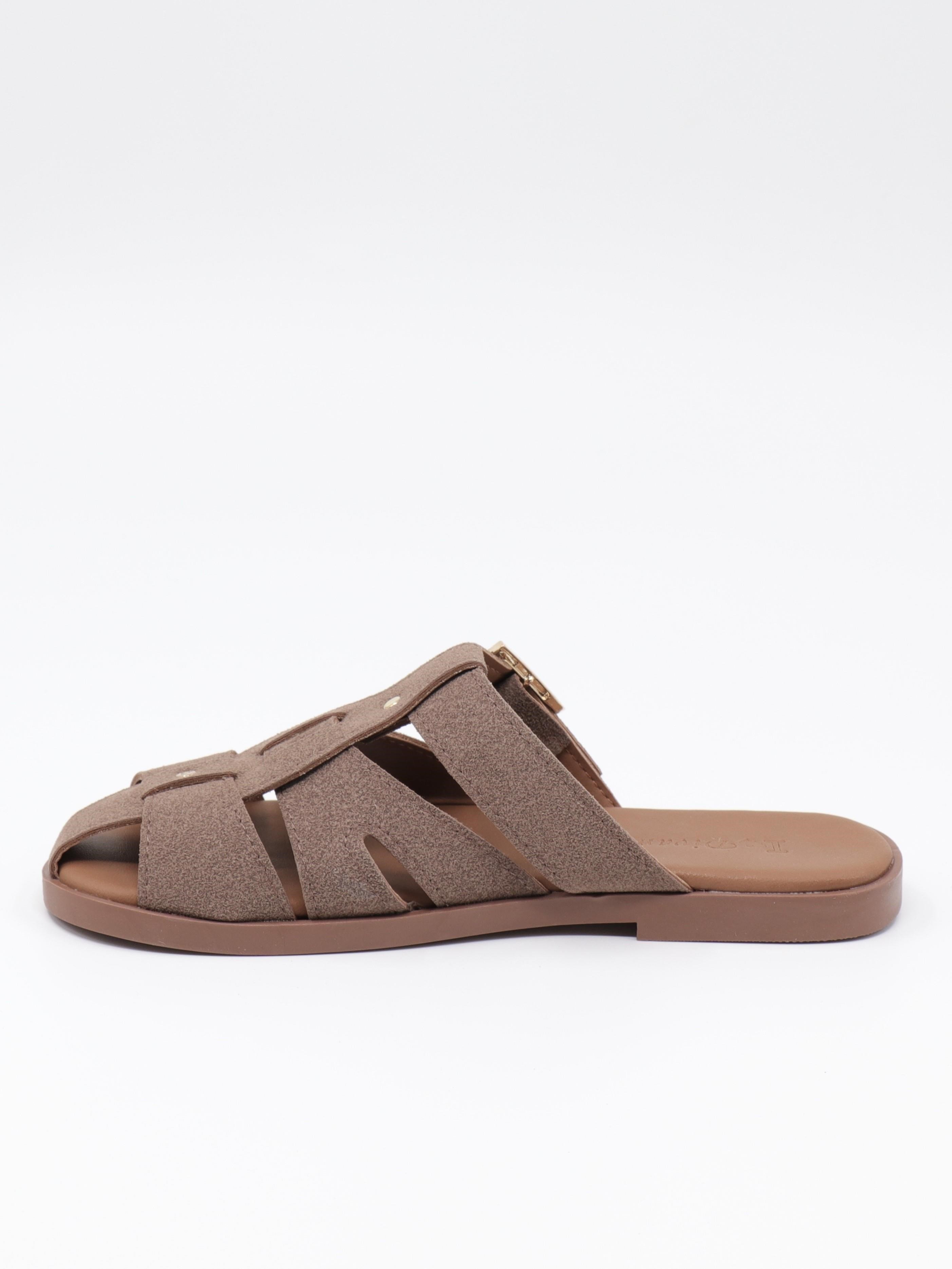 Nesil Shoes Dvm 0112 Vizon Tokalı Günlük Kadın Terlik