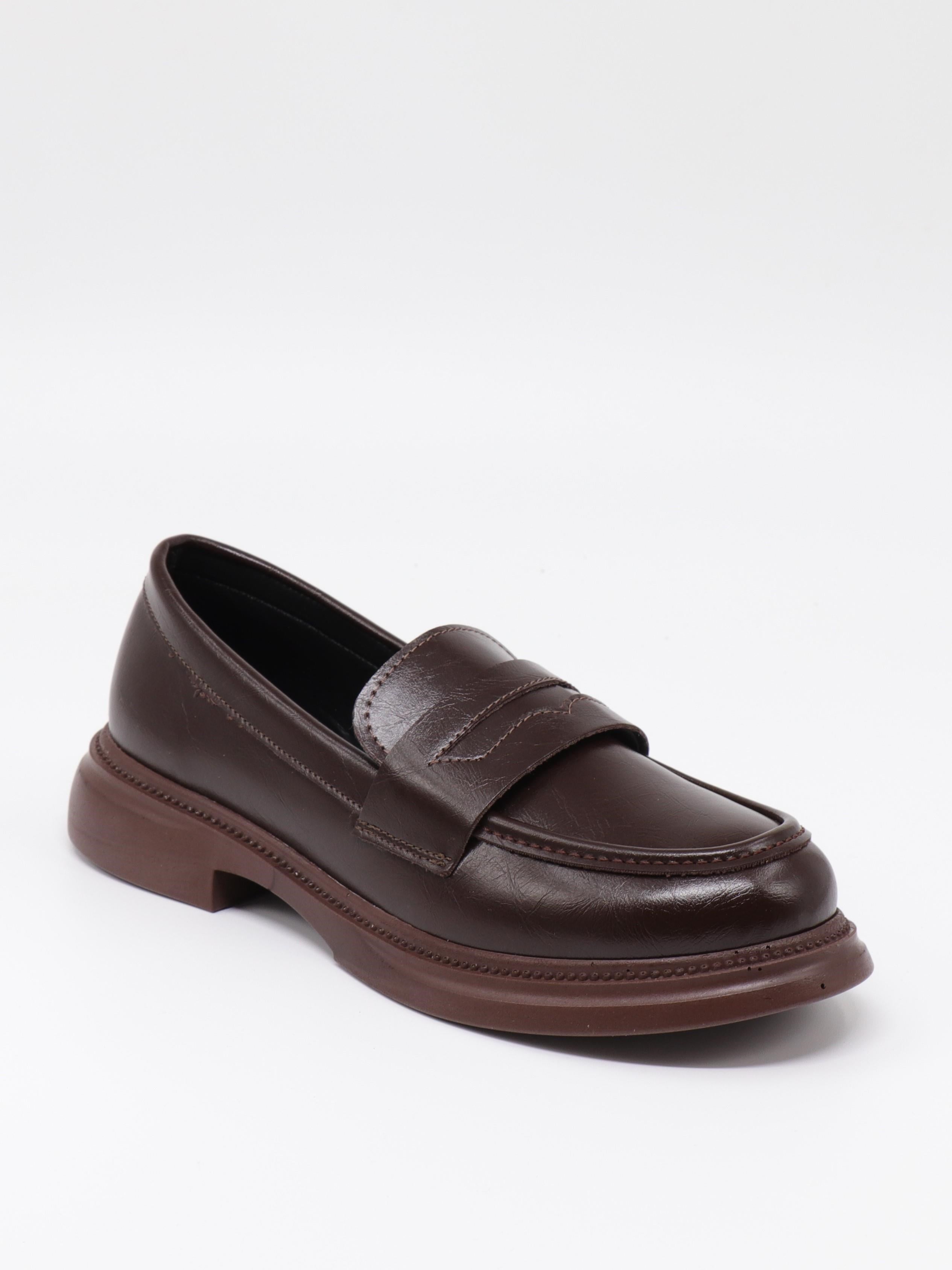 Nesil Shoes Dvm 2530 Kahve Maskulen Kadın Loafer