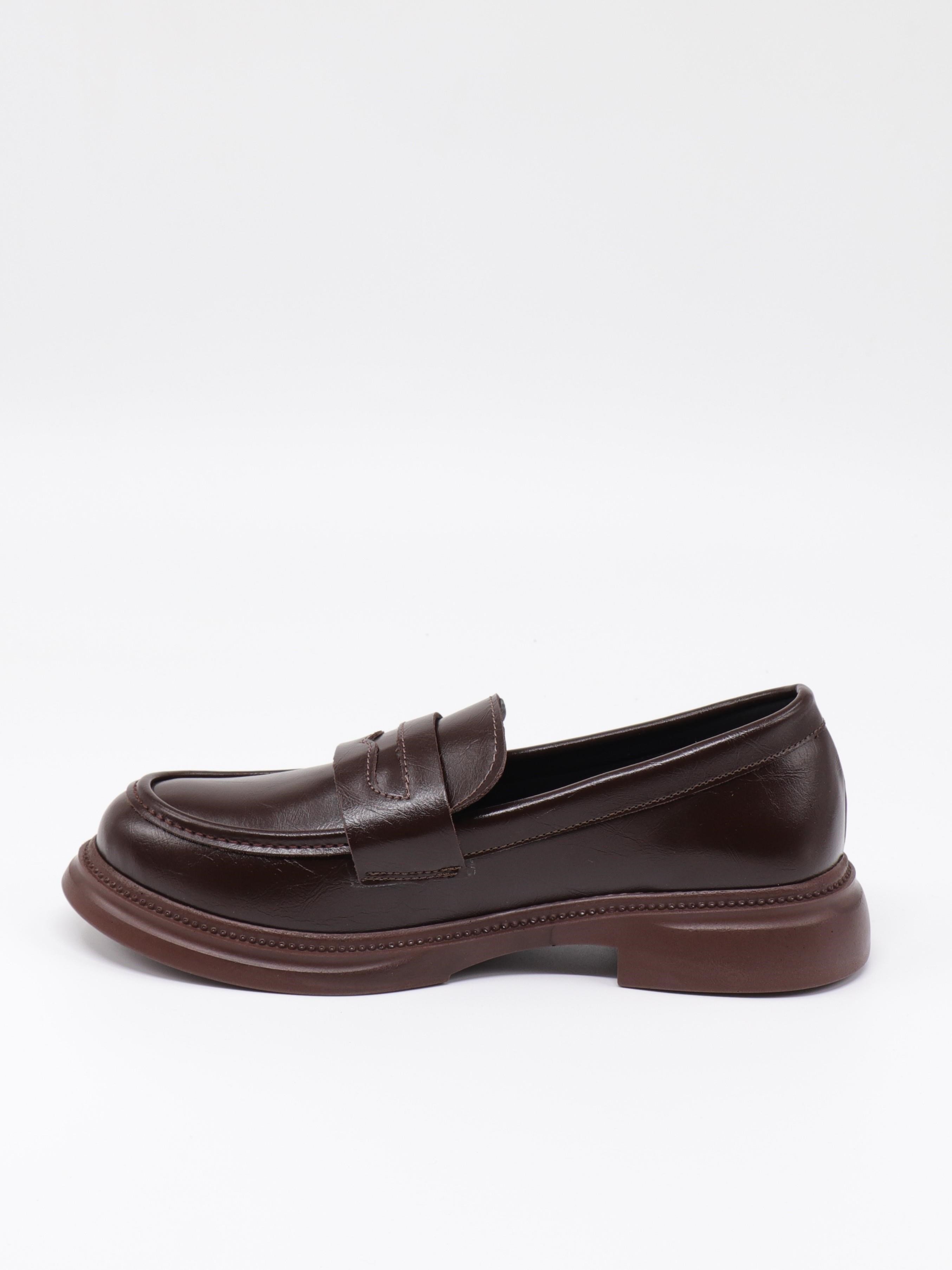 Nesil Shoes Dvm 2530 Kahve Maskulen Kadın Loafer
