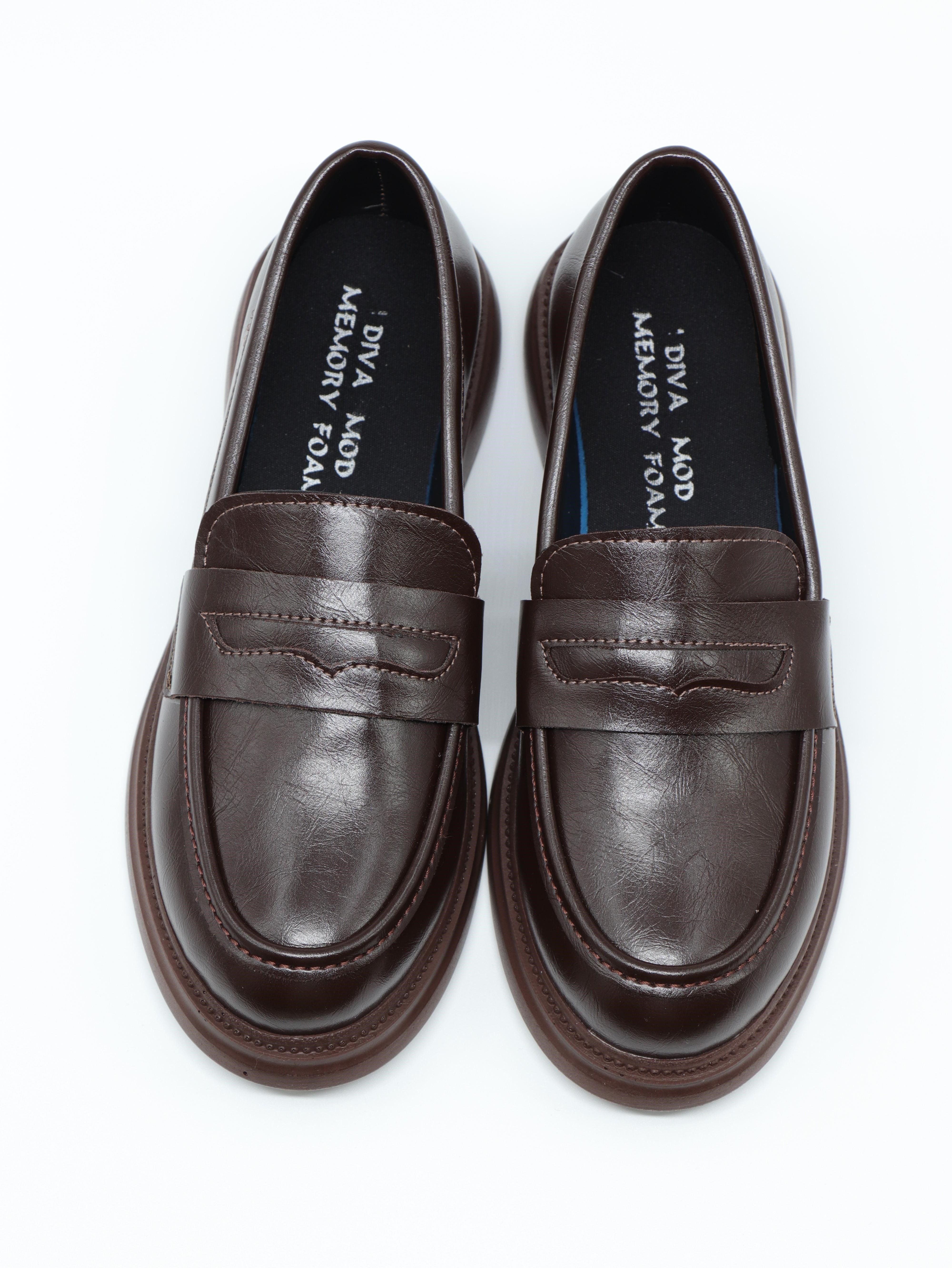 Nesil Shoes Dvm 2530 Kahve Maskulen Kadın Loafer