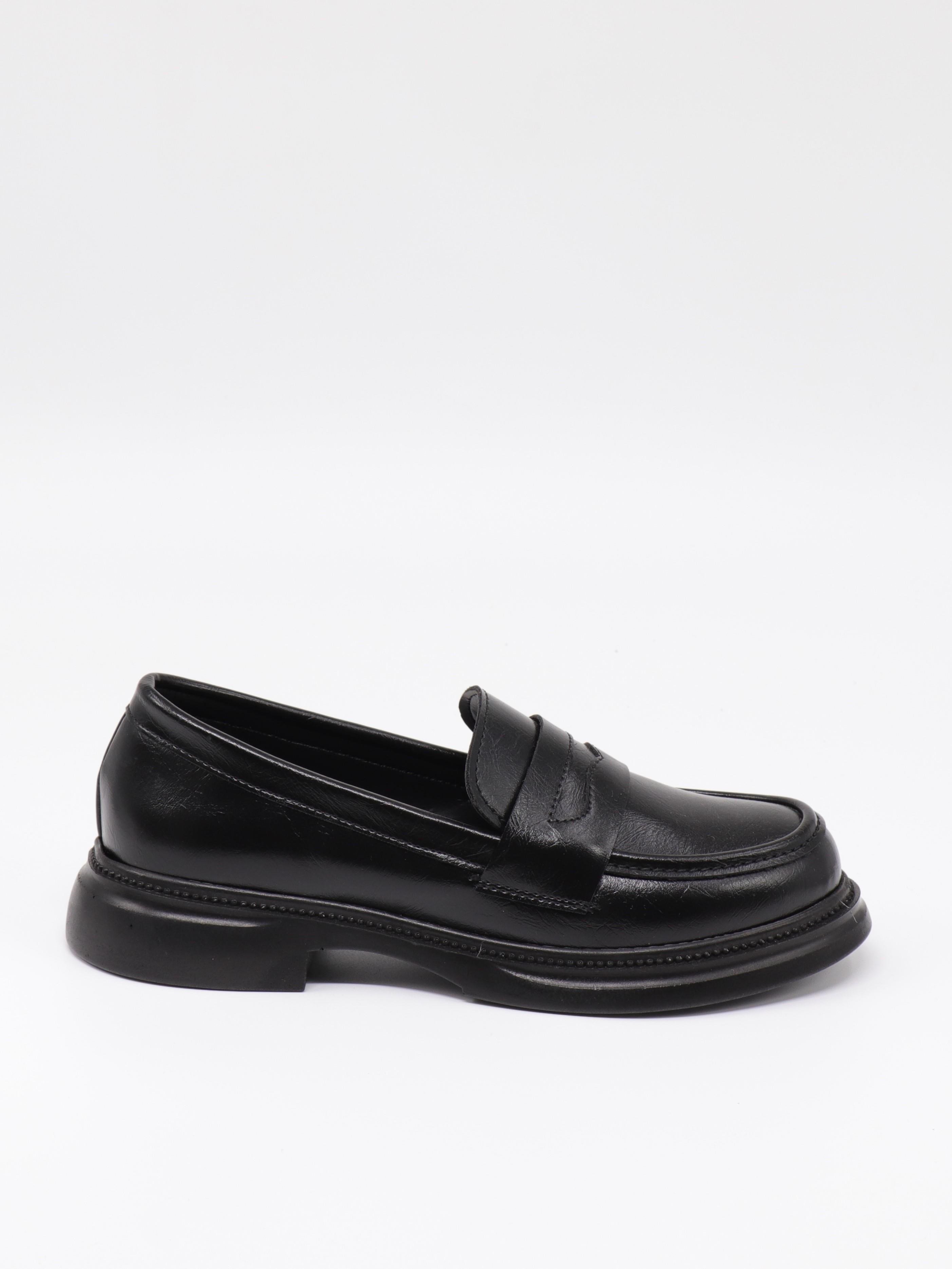 Nesil Shoes Dvm 2530 Siyah Maskulen Kadın Loafer