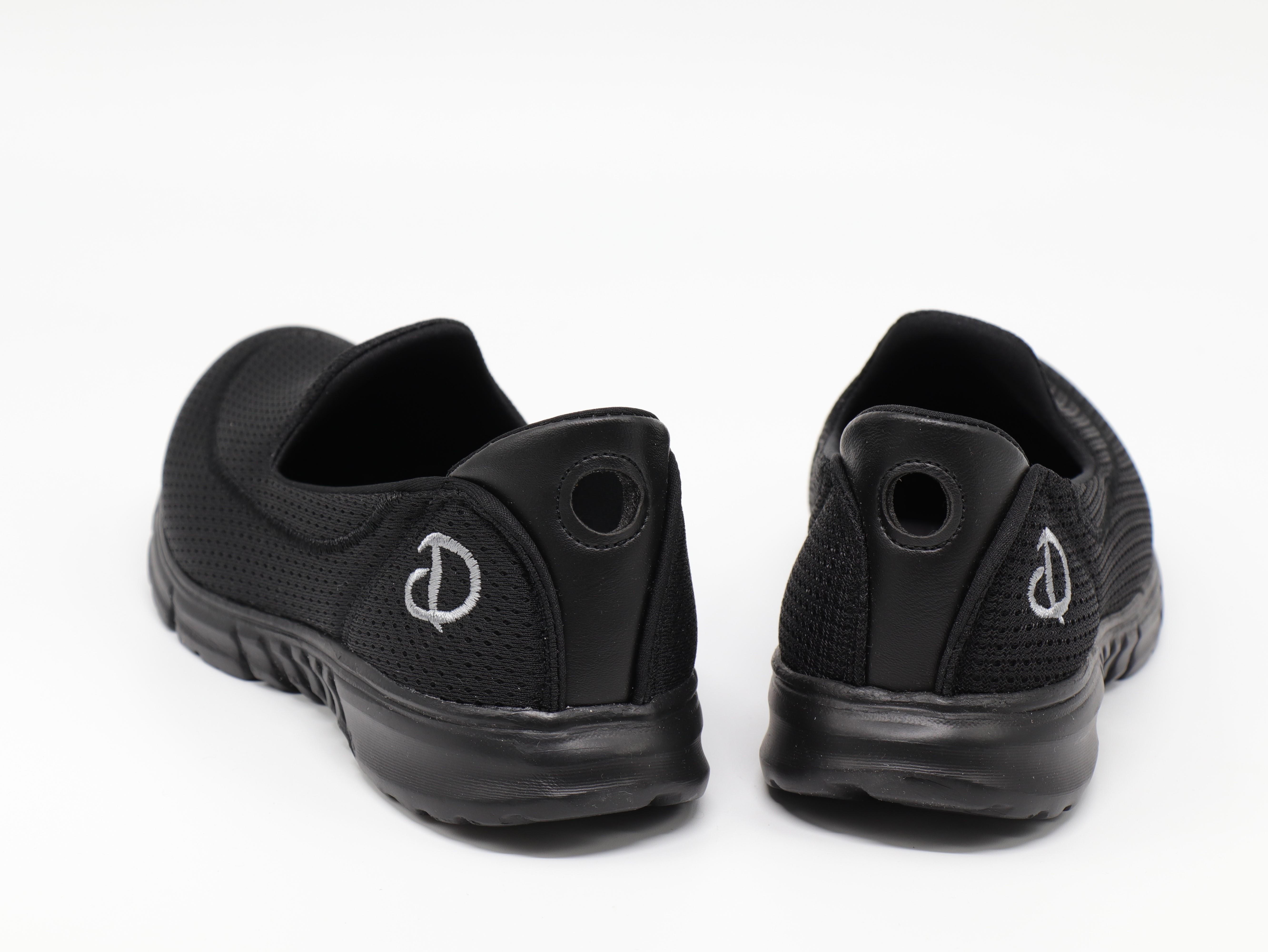 Nesil Shoes Dvm 801 Siyah Faylon Taban Kadın Yürüyüş Ayakkabısı