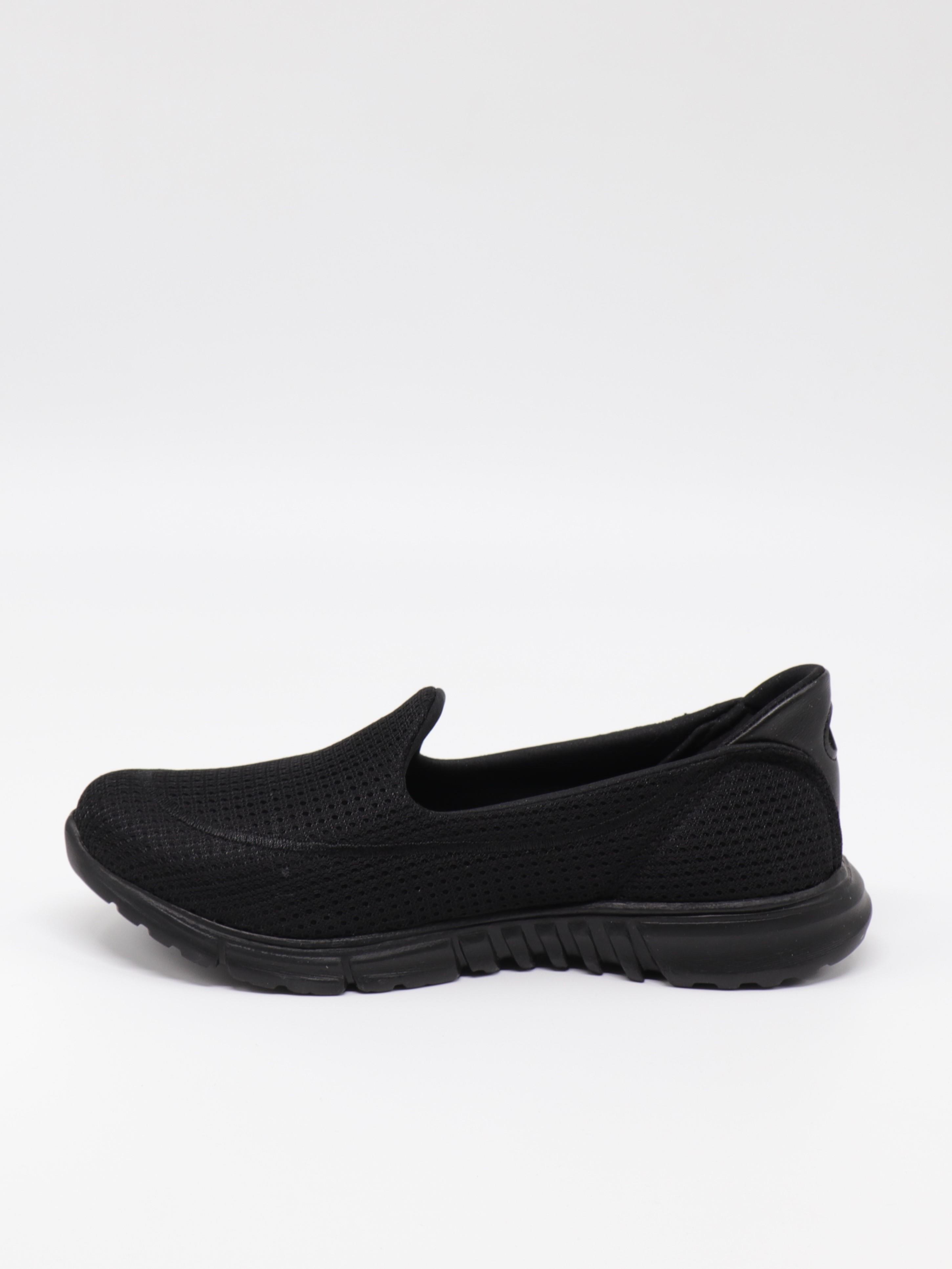 Nesil Shoes Dvm 801 Siyah Faylon Taban Kadın Yürüyüş Ayakkabısı