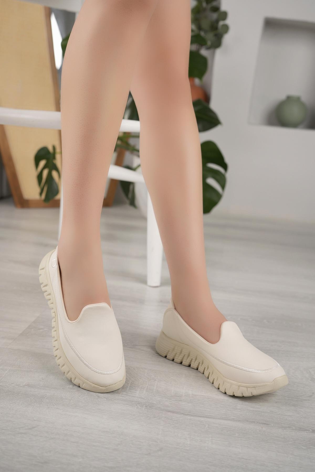 Nesil Shoes Dvm 810 Ten Cilt Faylon Taban Kadın Yürüyüş Ayakkabısı