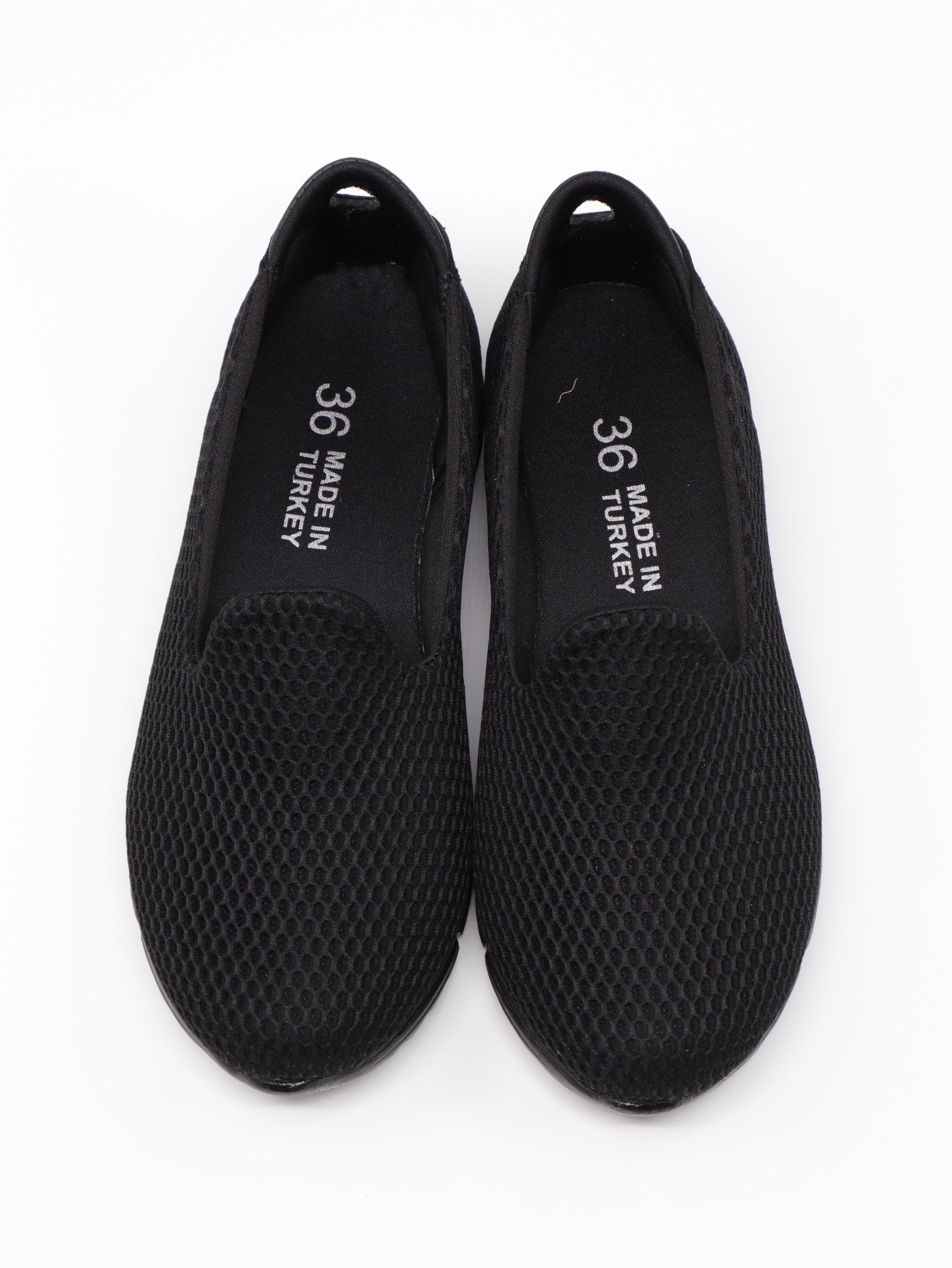 Nesil Shoes Dvm 901 Siyah Anatomik Esnek Kadın Yürüyüş Ayakkabısı