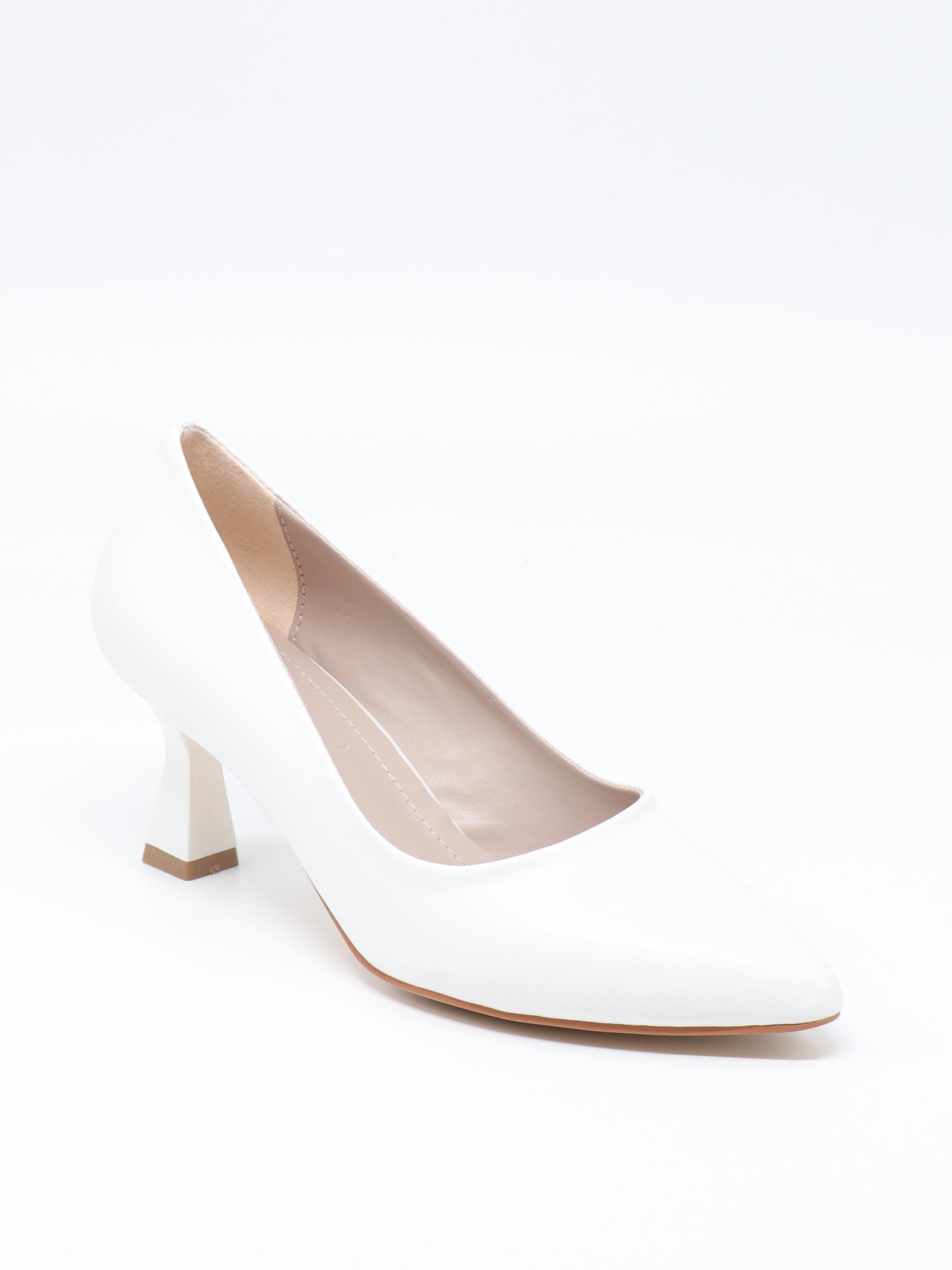 Nesil Shoes Elva 050 Beyaz Topuklu Kadın Stiletto