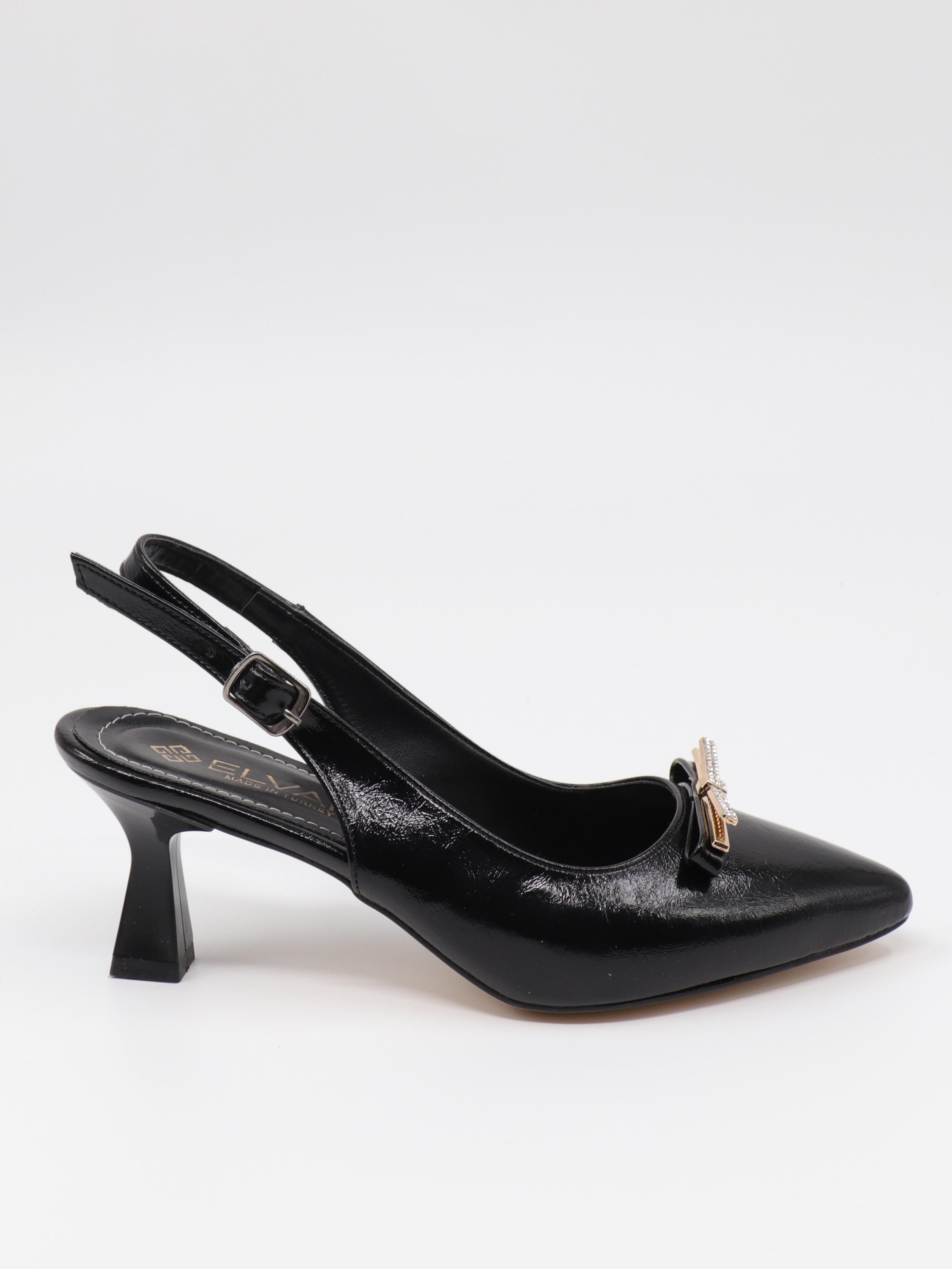 Nesil Shoes Elva 761 Syh Krşk Rgn Topuklu Kadın Ayakkabı
