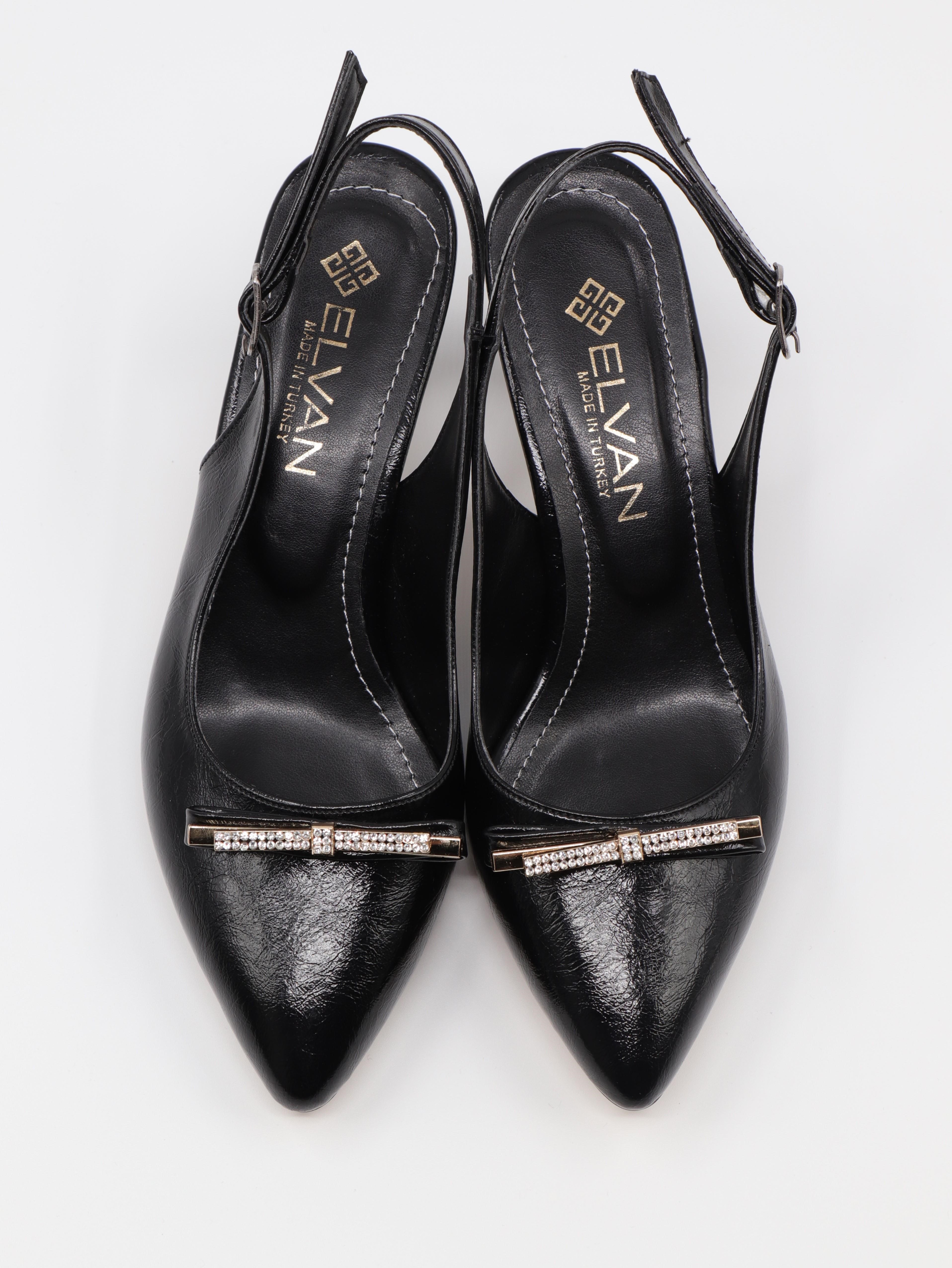 Nesil Shoes Elva 761 Syh Krşk Rgn Topuklu Kadın Ayakkabı