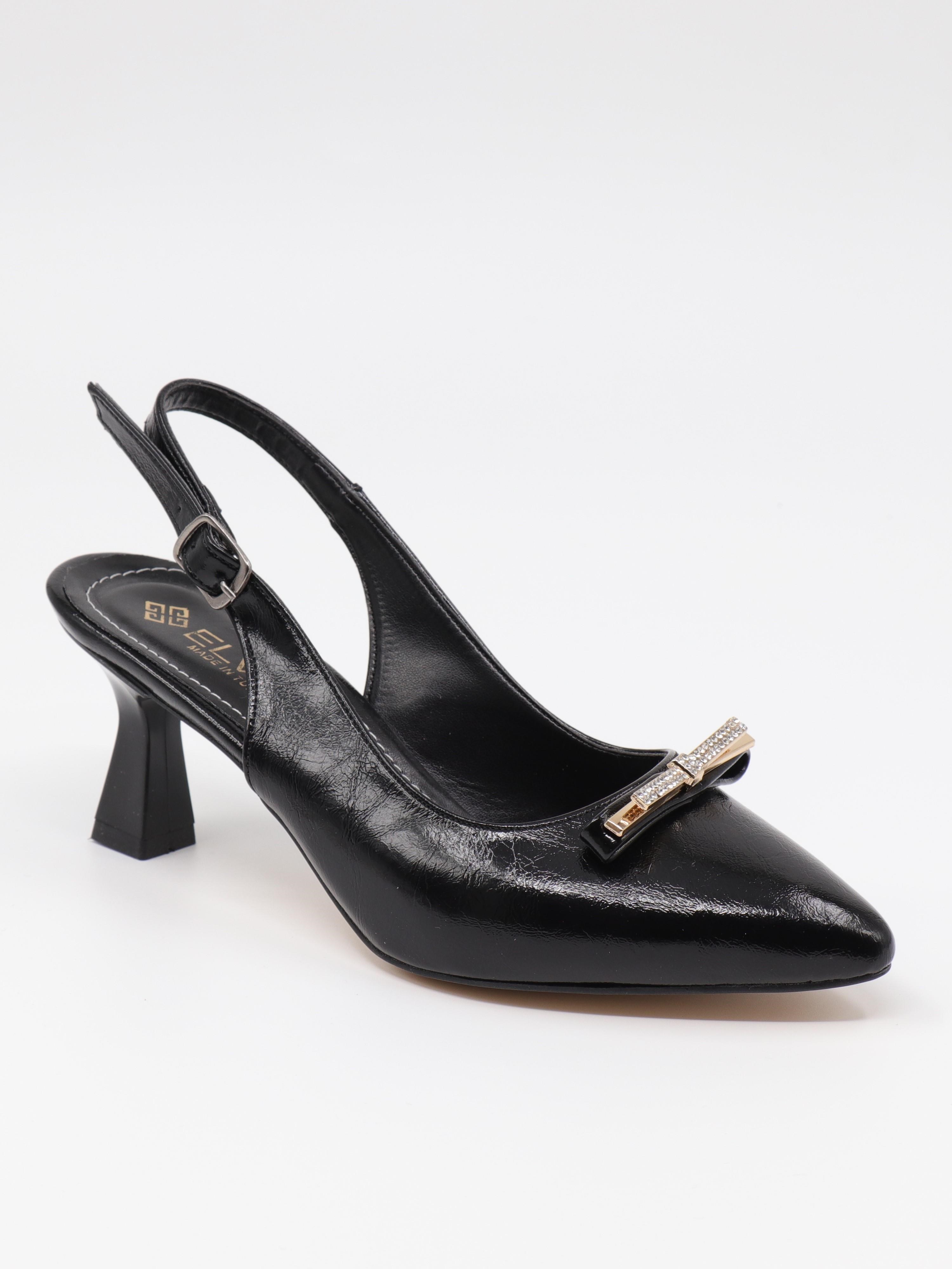 Nesil Shoes Elva 761 Syh Krşk Rgn Topuklu Kadın Ayakkabı